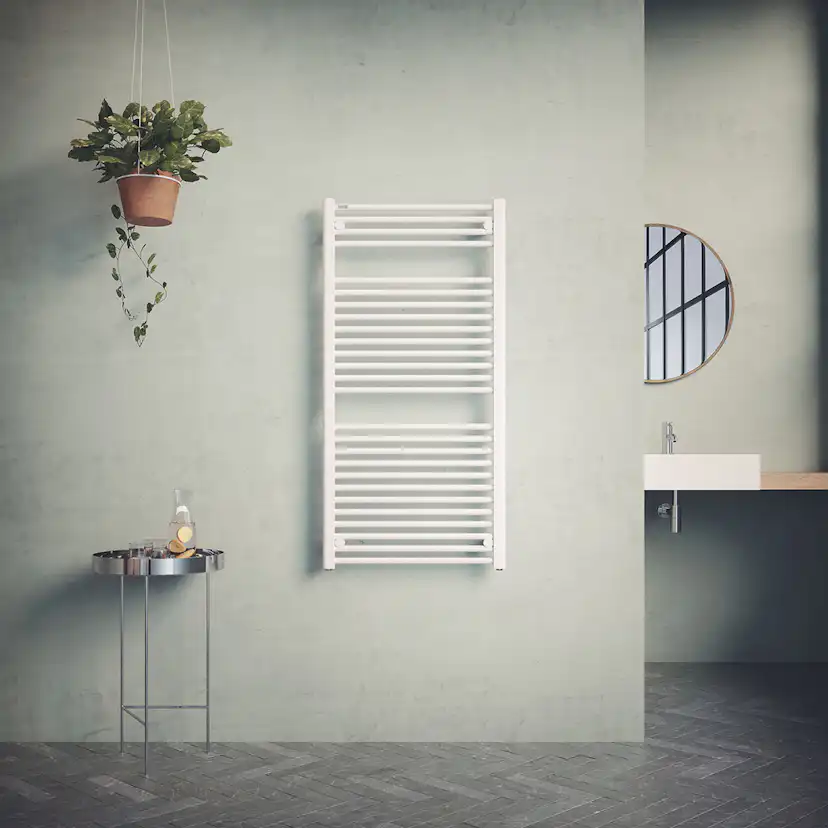 Sofiero Cv Vit, 1210x600/555mm/ 650/338w BxH: 600x1210 mm. Vatten & El. Vit