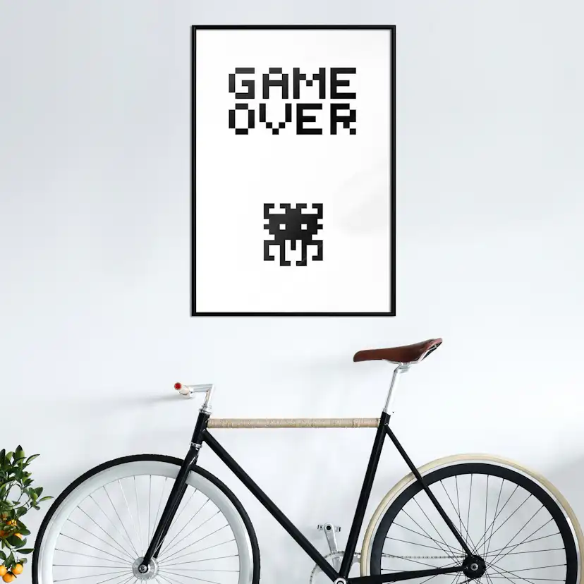 Poster Artgeist Affisch Game Over