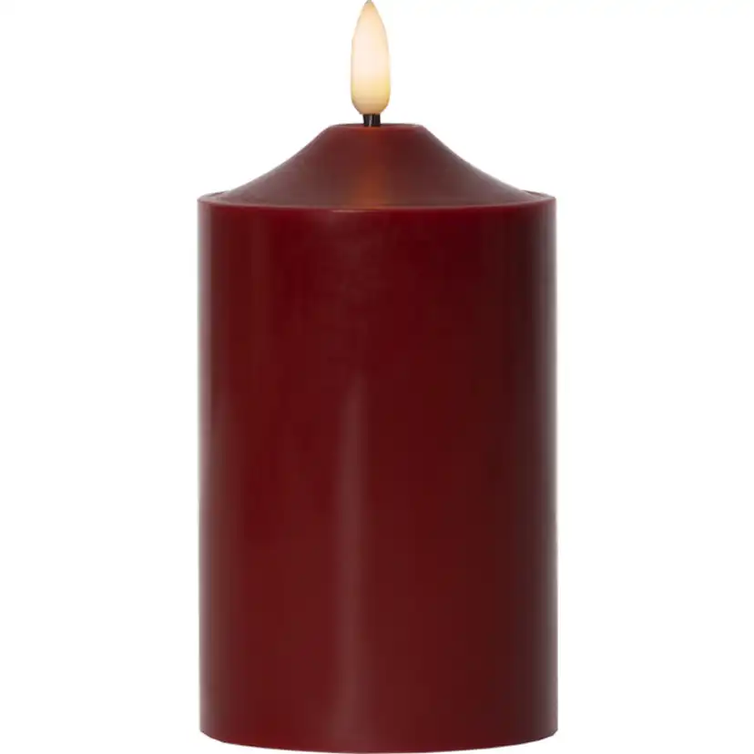 Blockljus Star Trading Flamme LED Röd Batteriljus