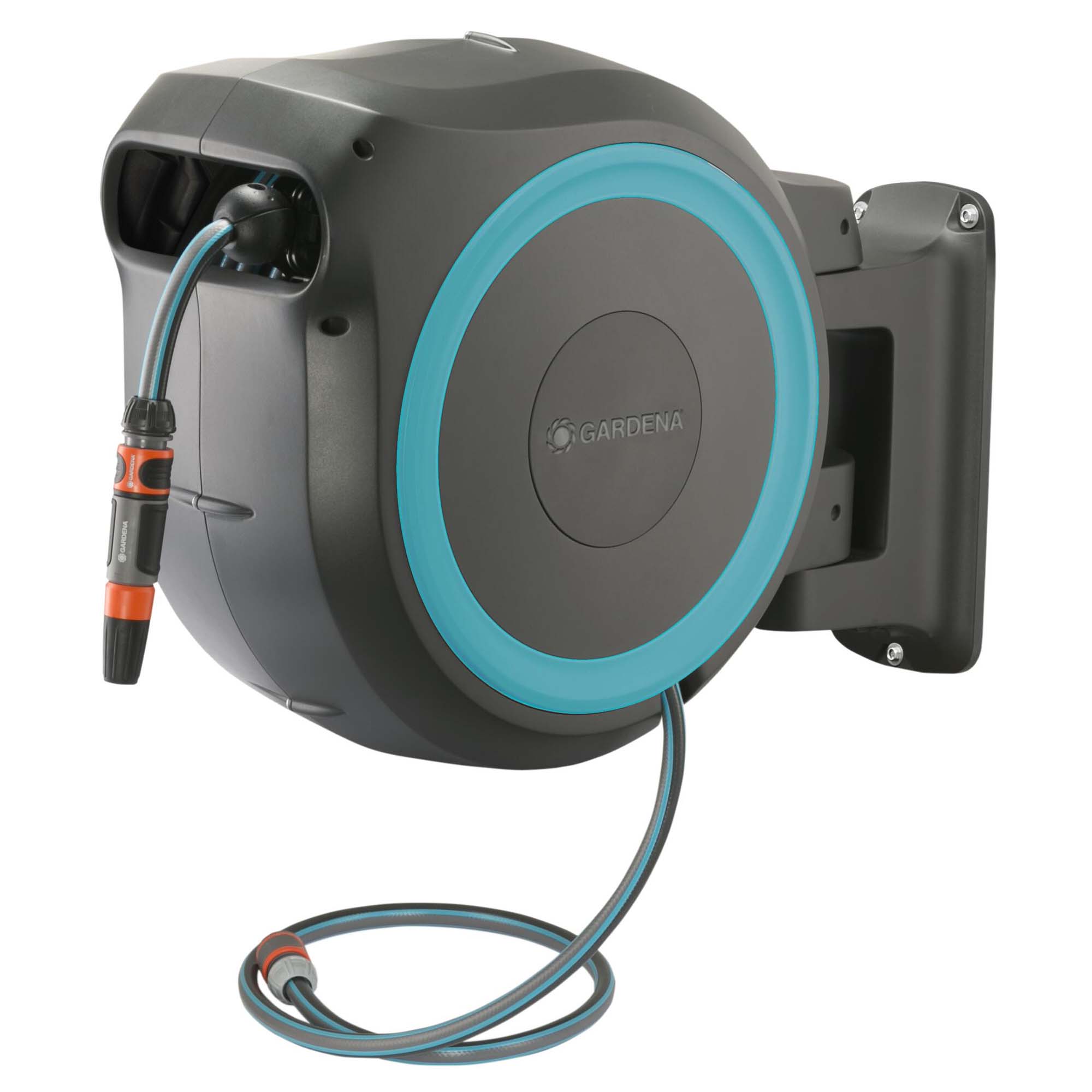 Bevattningspaket Gardena Slangbox L 25 m Turkos Med Vattenspridare & Sprinklerpistol