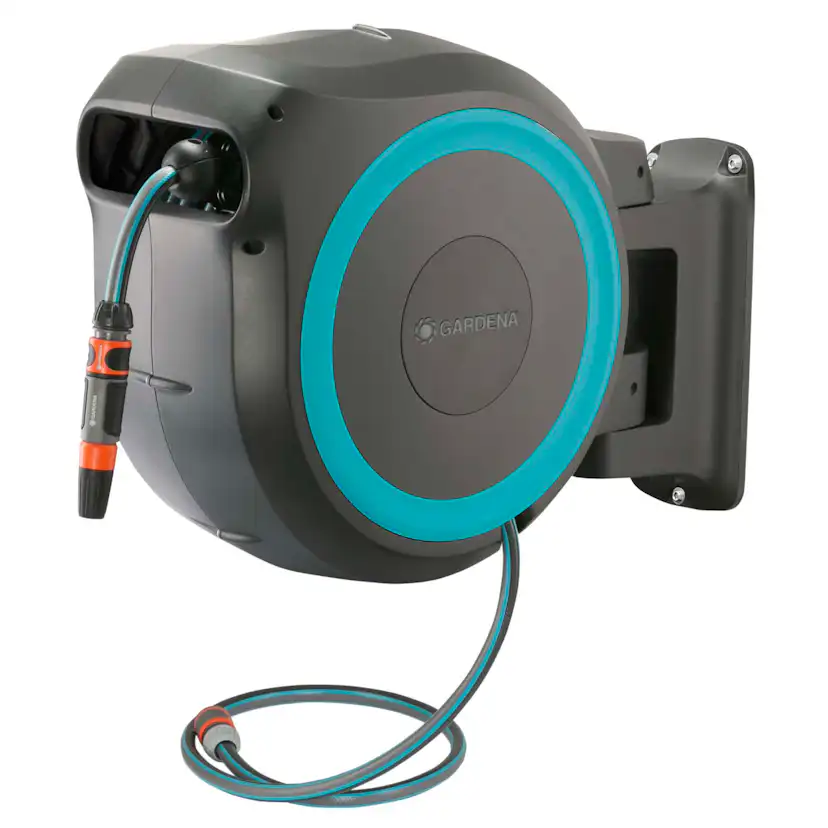 Bevattningspaket Gardena Slangbox L 25 m Turkos Med Vattenspridare & Sprinklerpistol