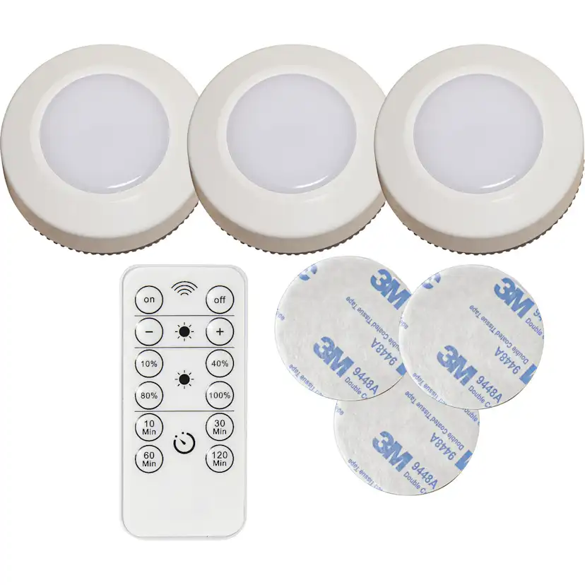 Batteridriven Spotlight Star Trading Functional 3-pack