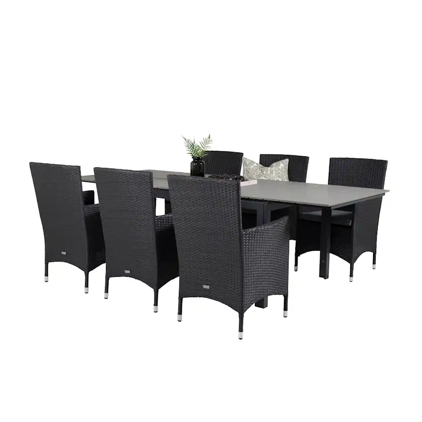 Matgrupp Venture Home Lova 160/240 med 6 Milwa Stolar