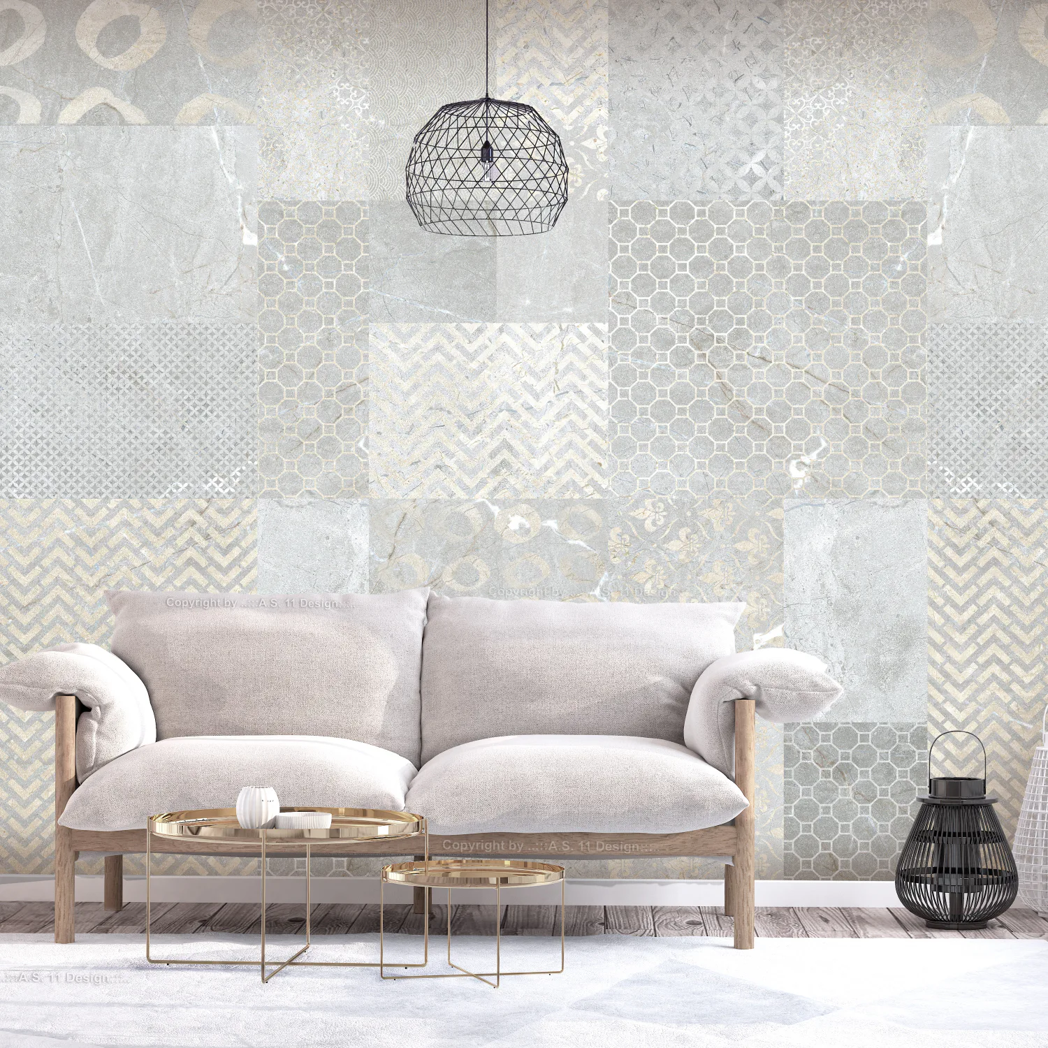 Fototapet Arkiio Tiles 450x315 cm