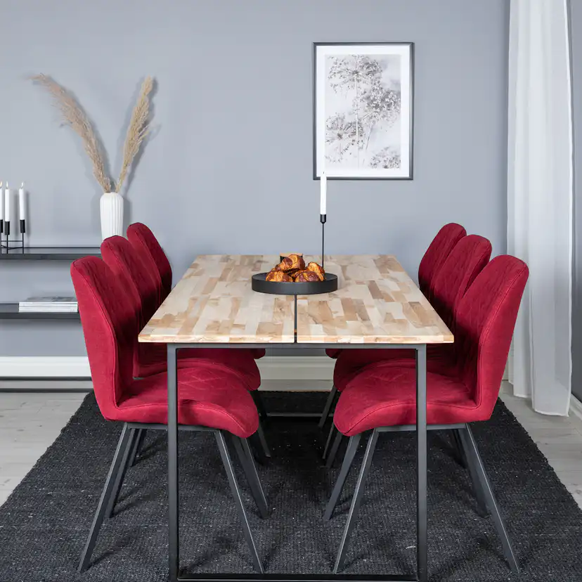 Matgrupp Venture Home Cirebon med 6 Gemma Stolar