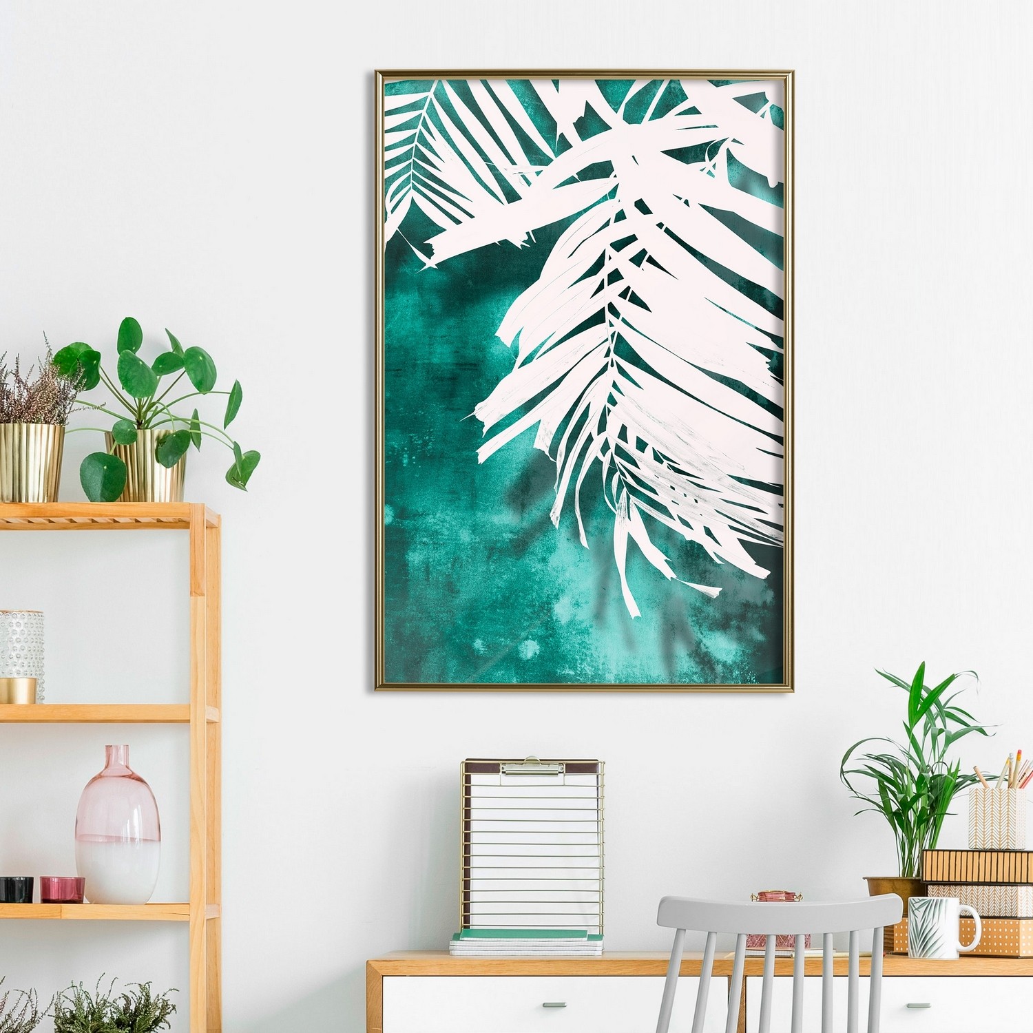 Poster Artgeist Affisch Emerald Shadow