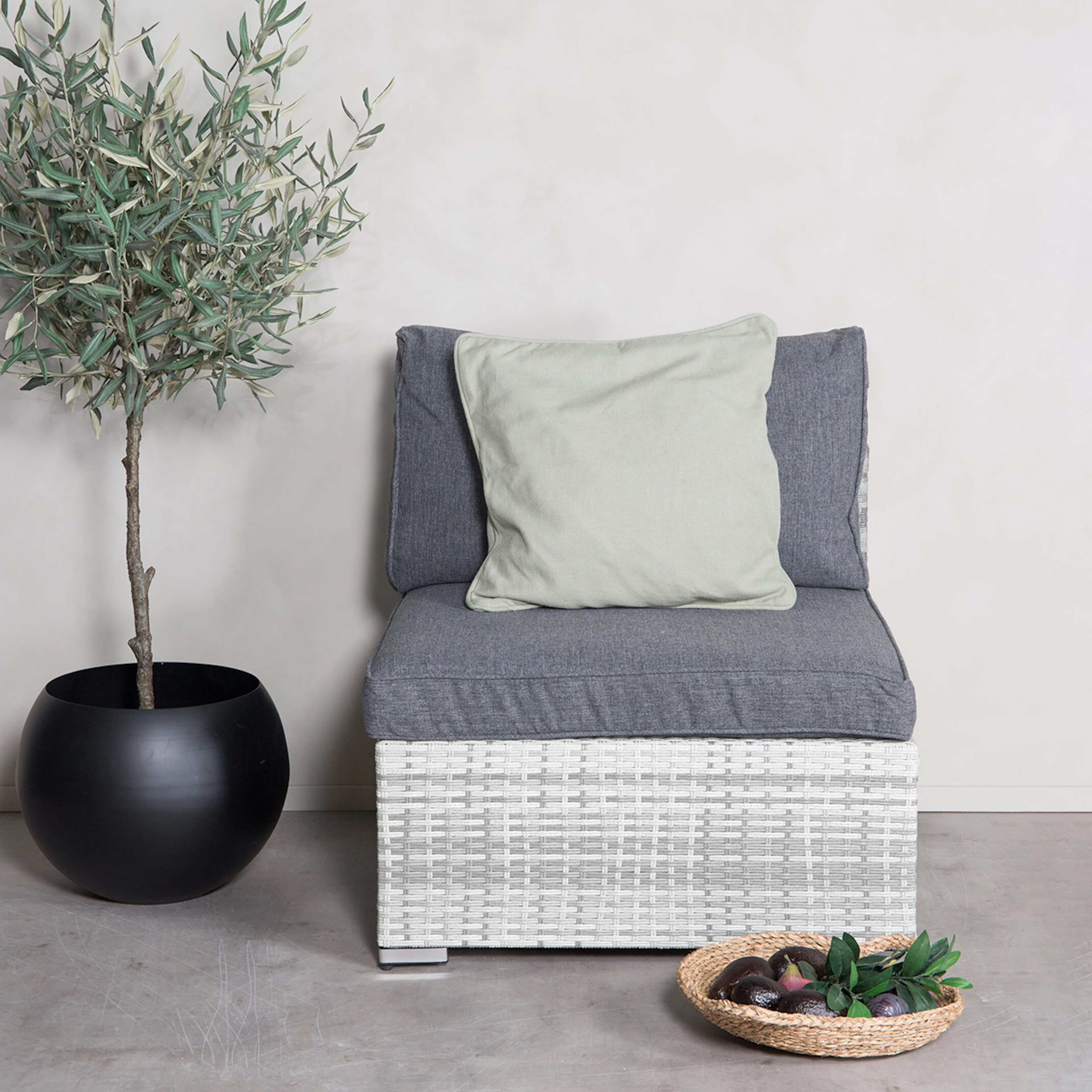 Mittmodul Venture Home Amazon Soffa mittdel Vit/Grå