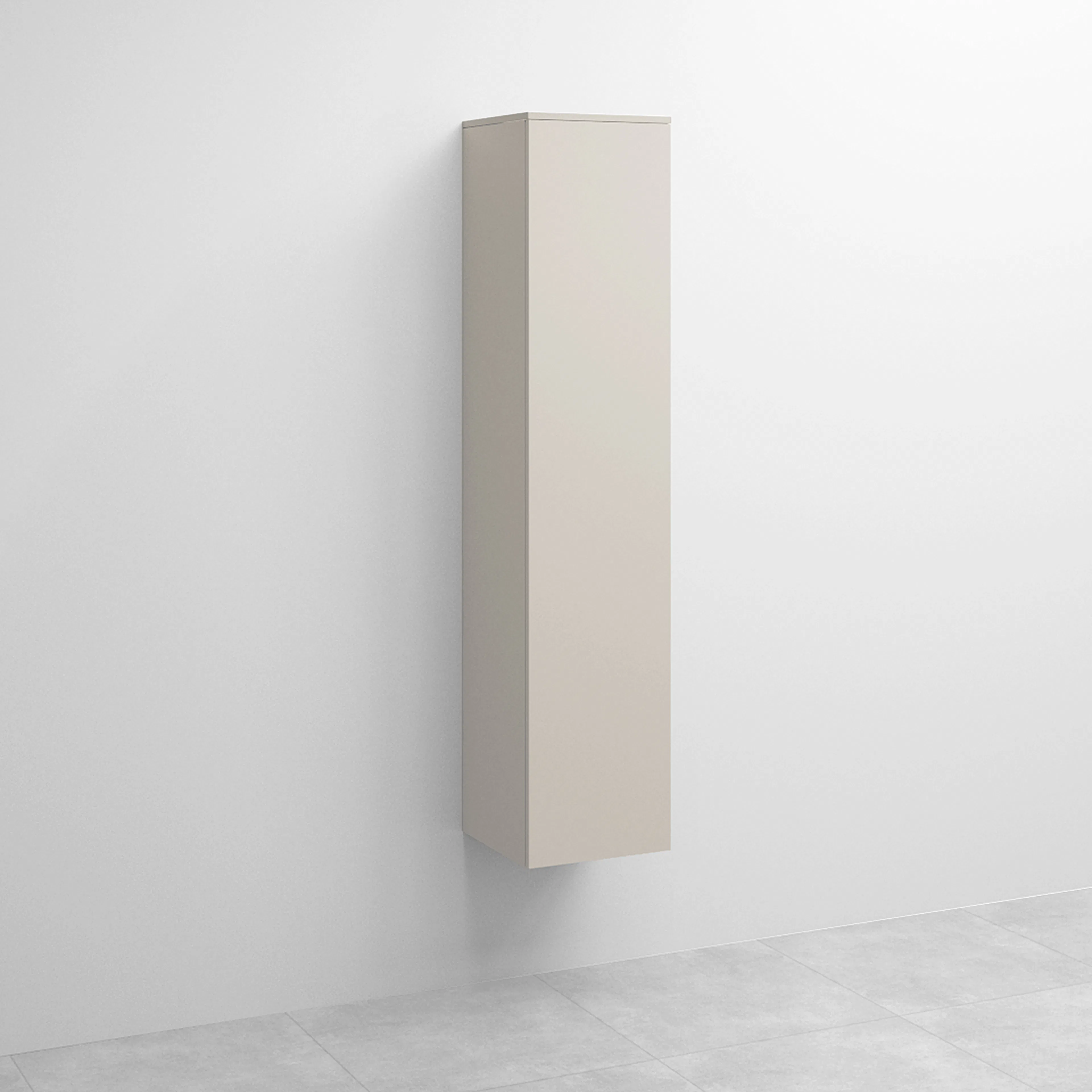 Crown Högskåp 350x350x1600 Beige Plain Låda Bredd: 350 mm, Beige, Med Lådor