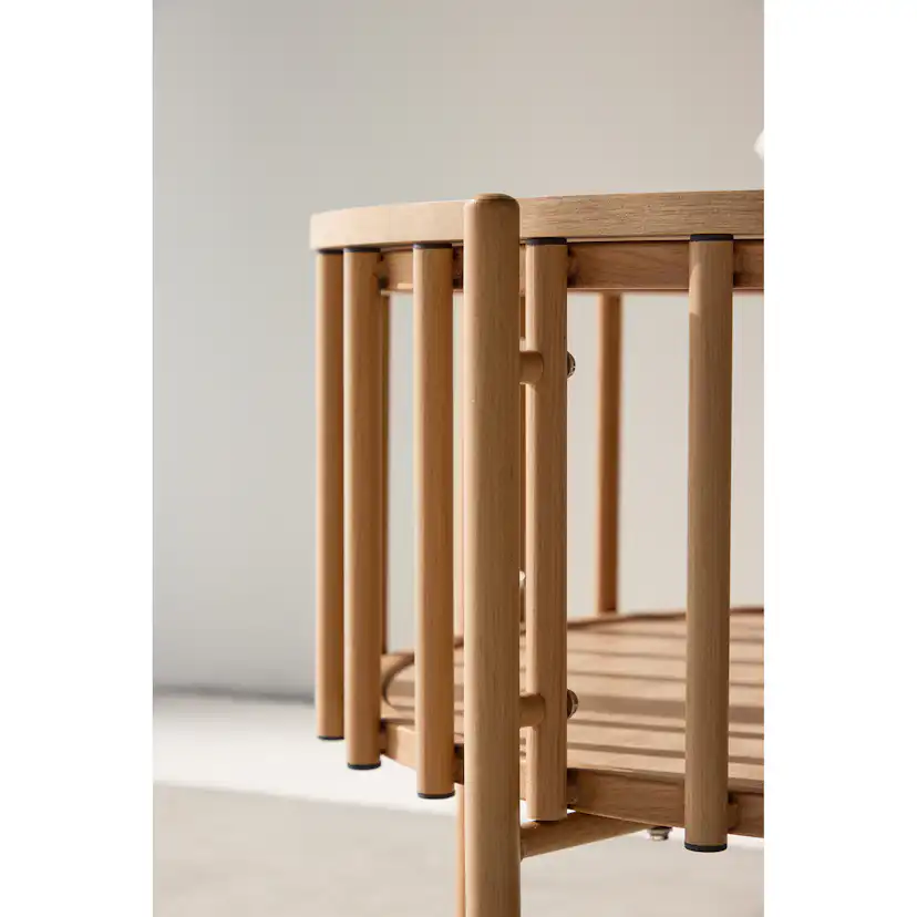Soffbord Venture Home Rubbo Ø80x50 cm med Förvaring