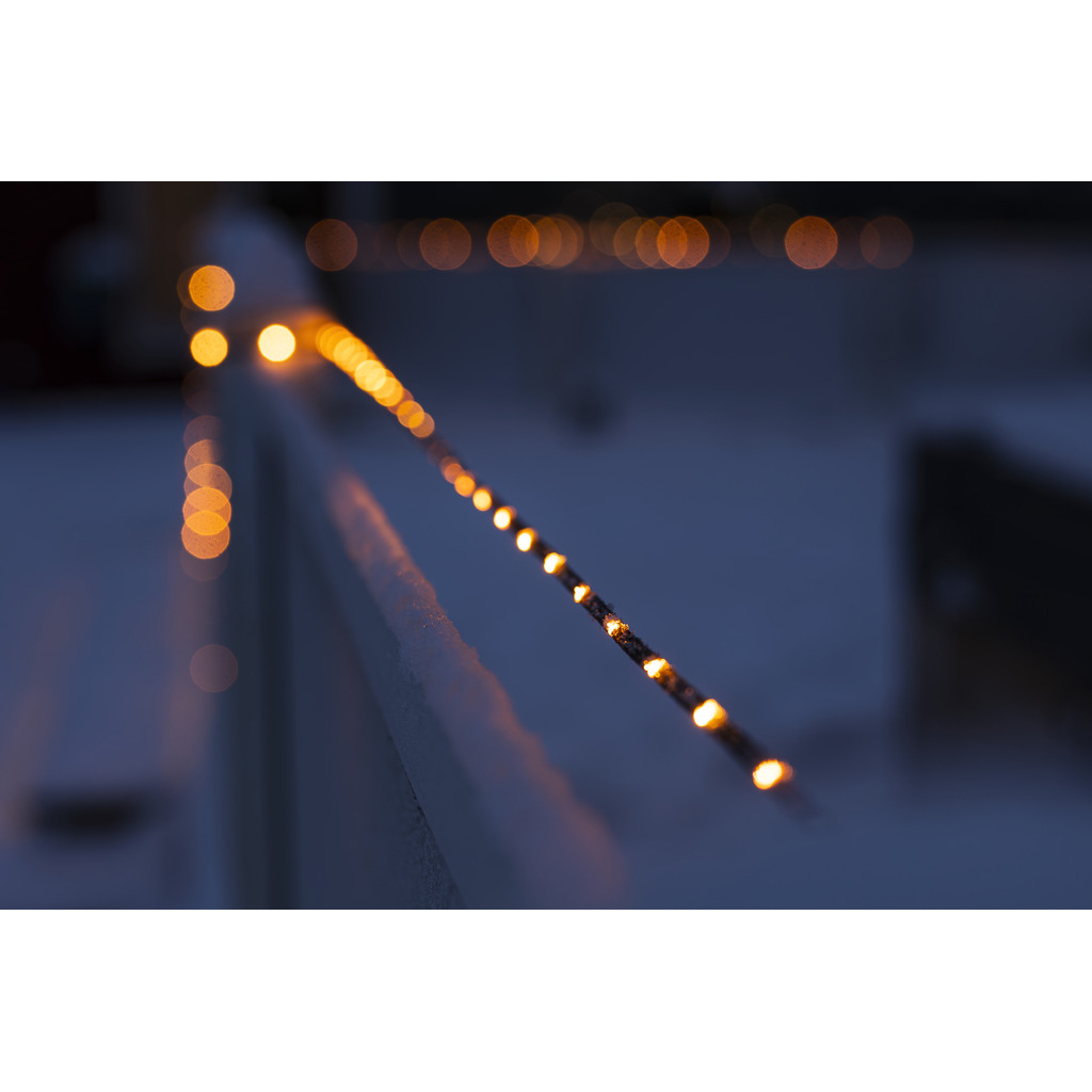 Ljusslinga Gnojsö Konstsmide ShineLine 100st LED-lampor Amber 5m Utomhus
