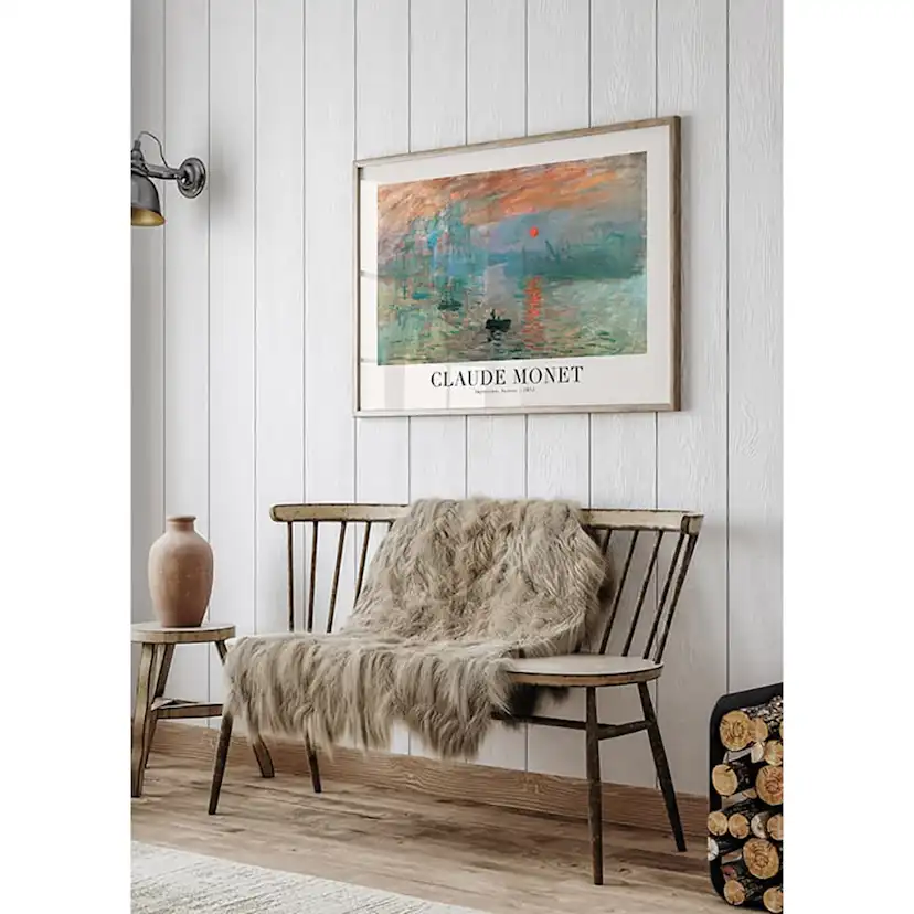 Poster Gallerix Impression Sunrise 1872 By Claude Monet