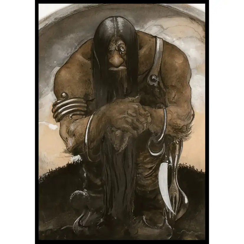 Poster Gallerix Ett gammalt bergtroll By John Bauer