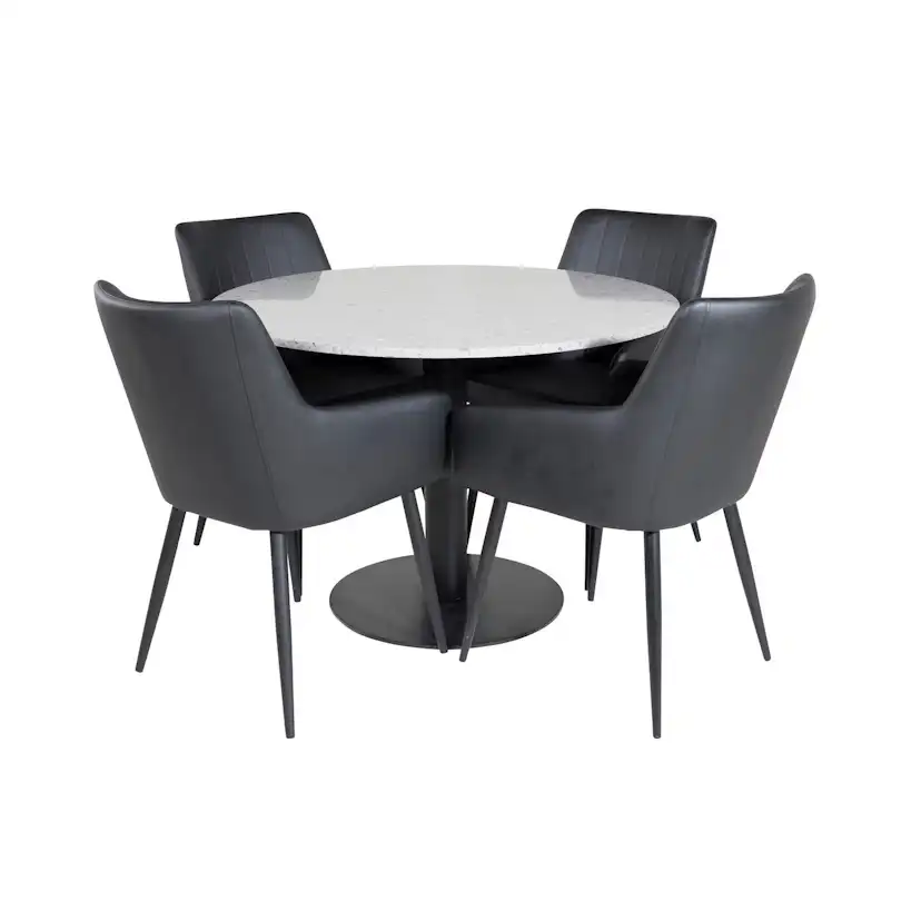 Matgrupp Venture Home Razzia med 4st Comfort Stolar