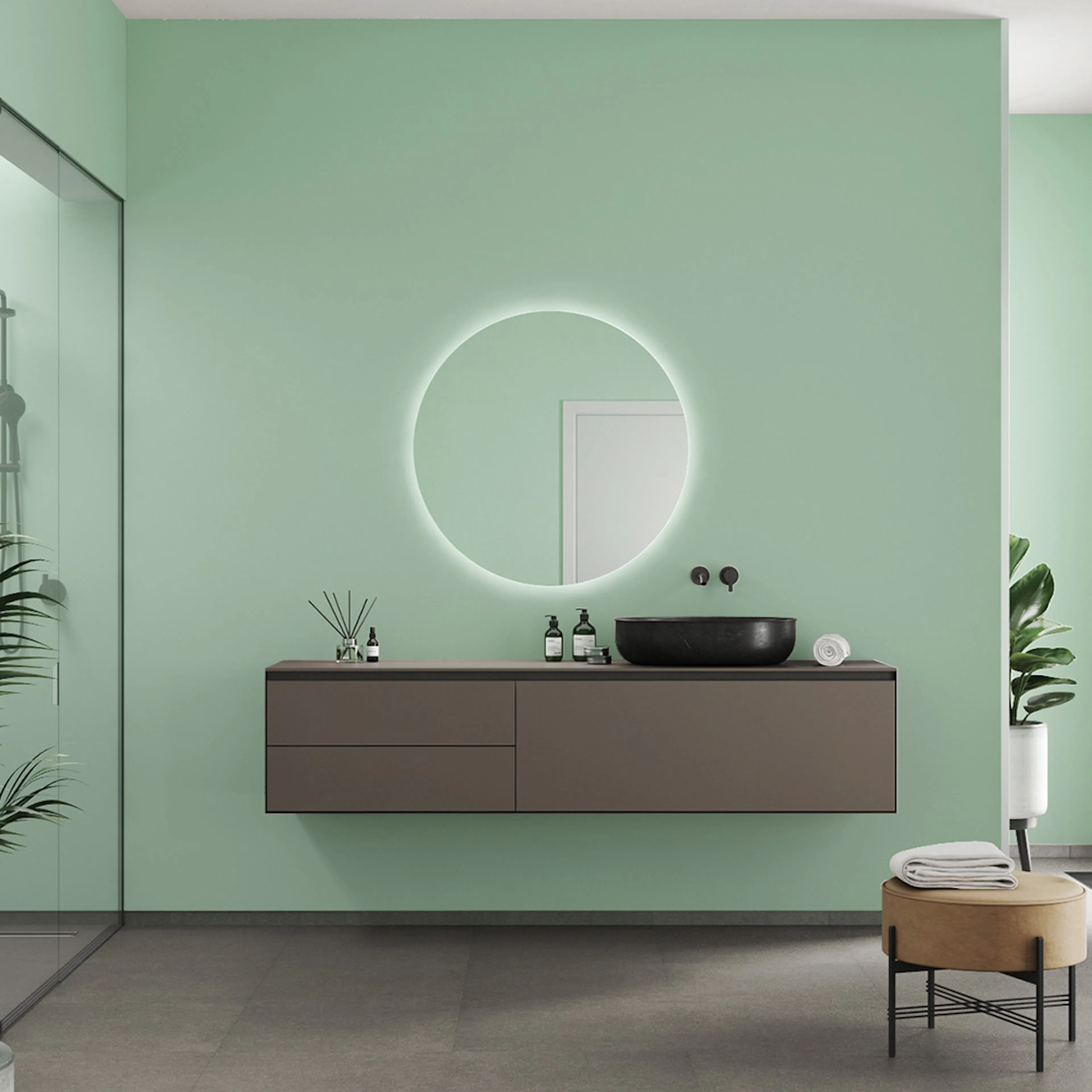 Våtrumsskiva Fibo 3085-L00 EM Light Green 10x620x3020 mm