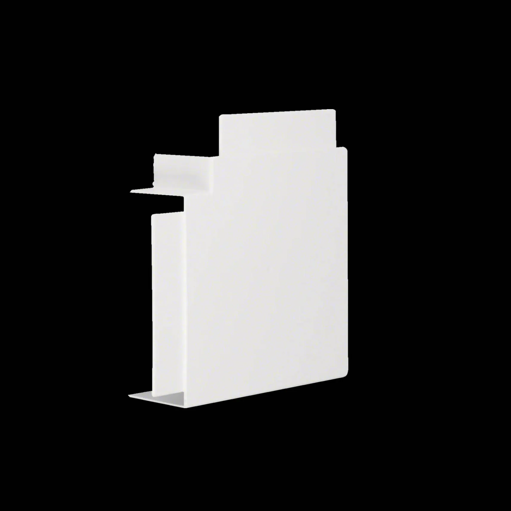 L-Vinkel till Matarkanal Hager LF/LFH 60 x 150 mm Halogenfri Vit RAL 9016