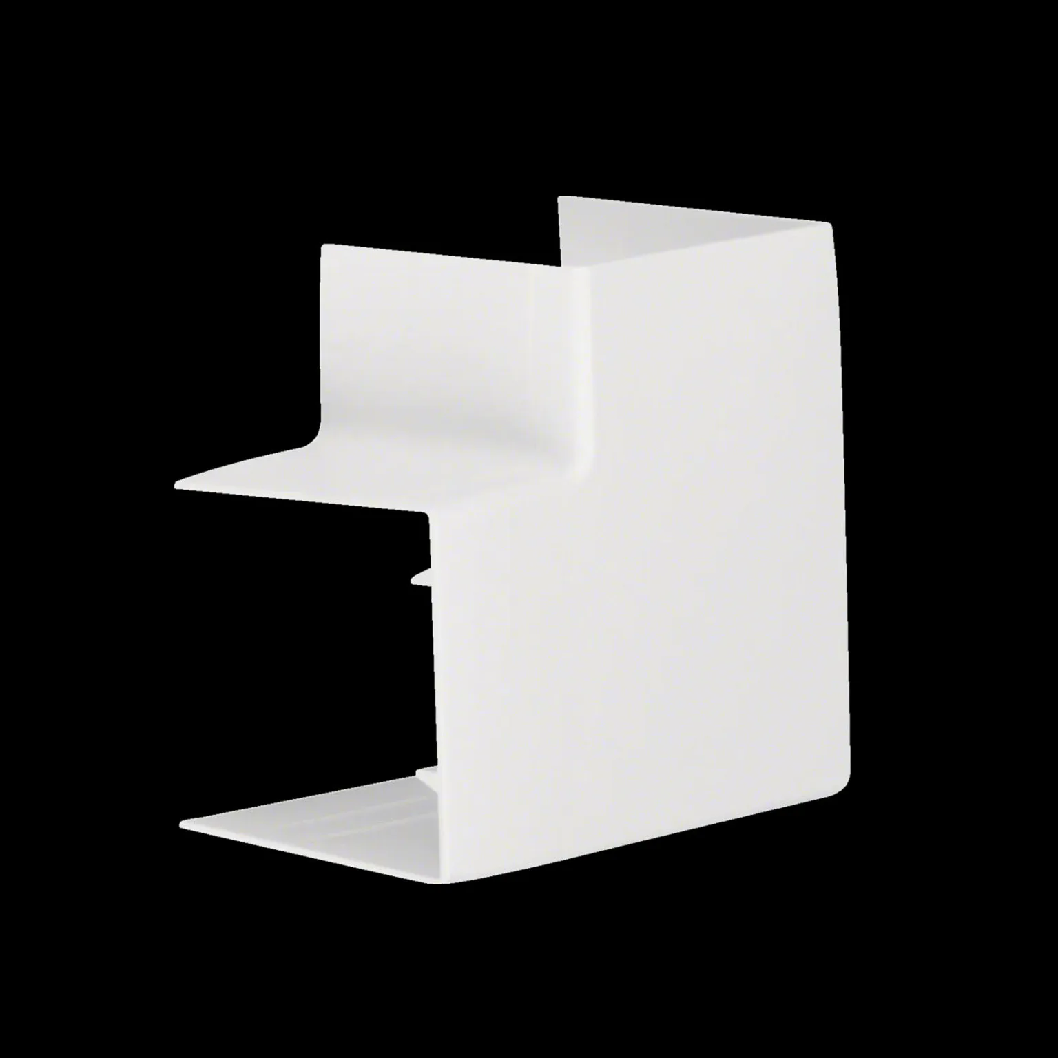 L-Vinkel till Matarkanal Hager Flexibel LF/LFH 60 x 60 mm Halogenfri Vit RAL 9016