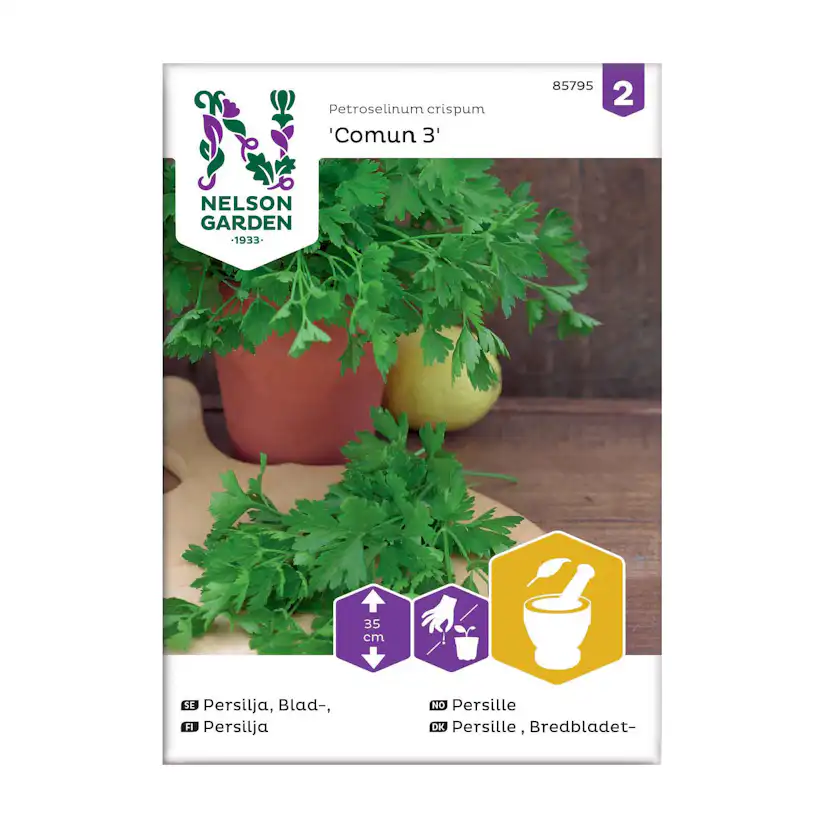 Frö Bladpersilja Nelson Garden Comun