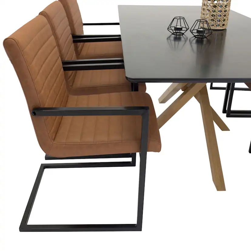 Matgrupp Venture Home Piazza med 6 Art stolar