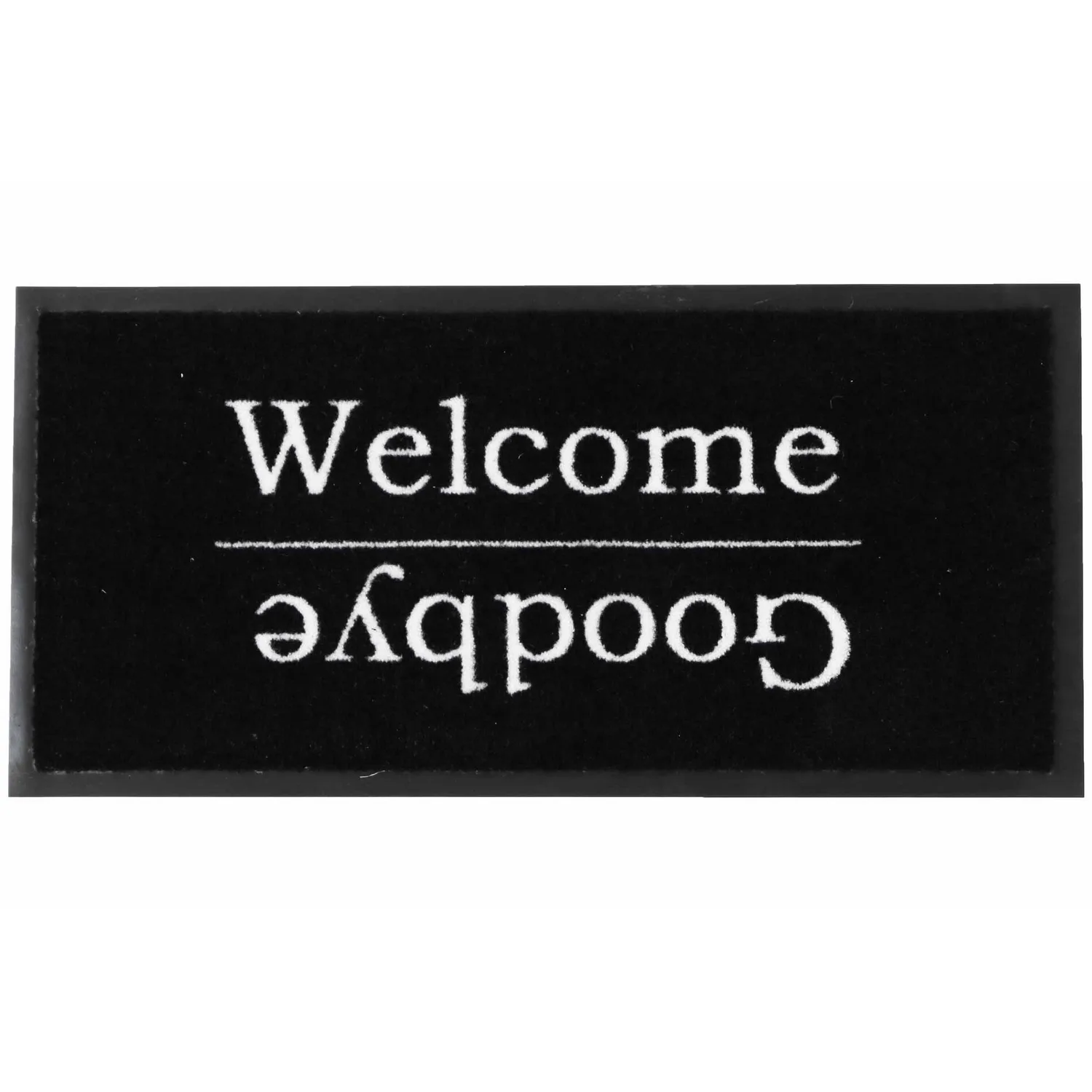 Dörrmatta InHouse Group Welcome Svart 40x80 cm