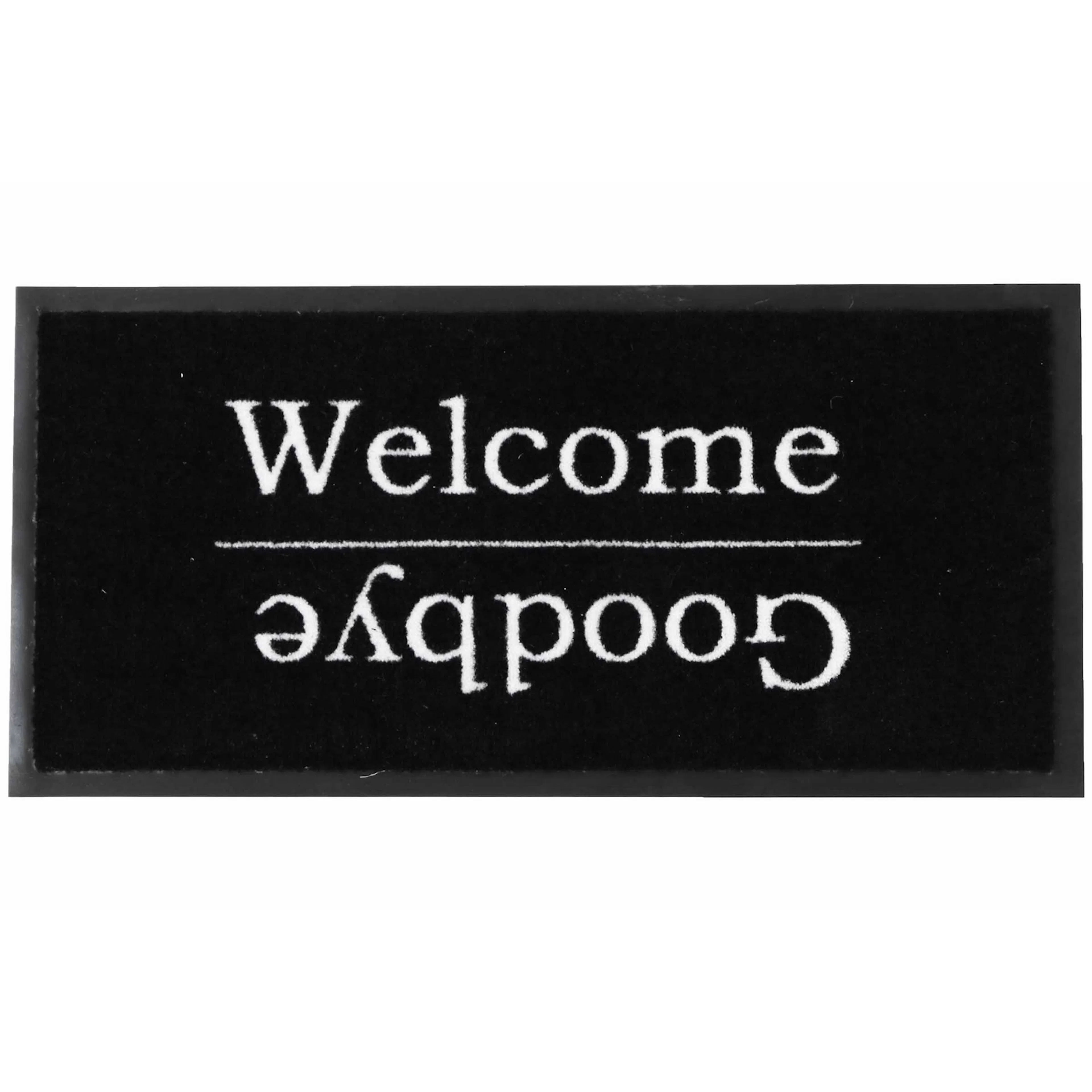 Dörrmatta InHouse Group Welcome Svart 40x80 cm
