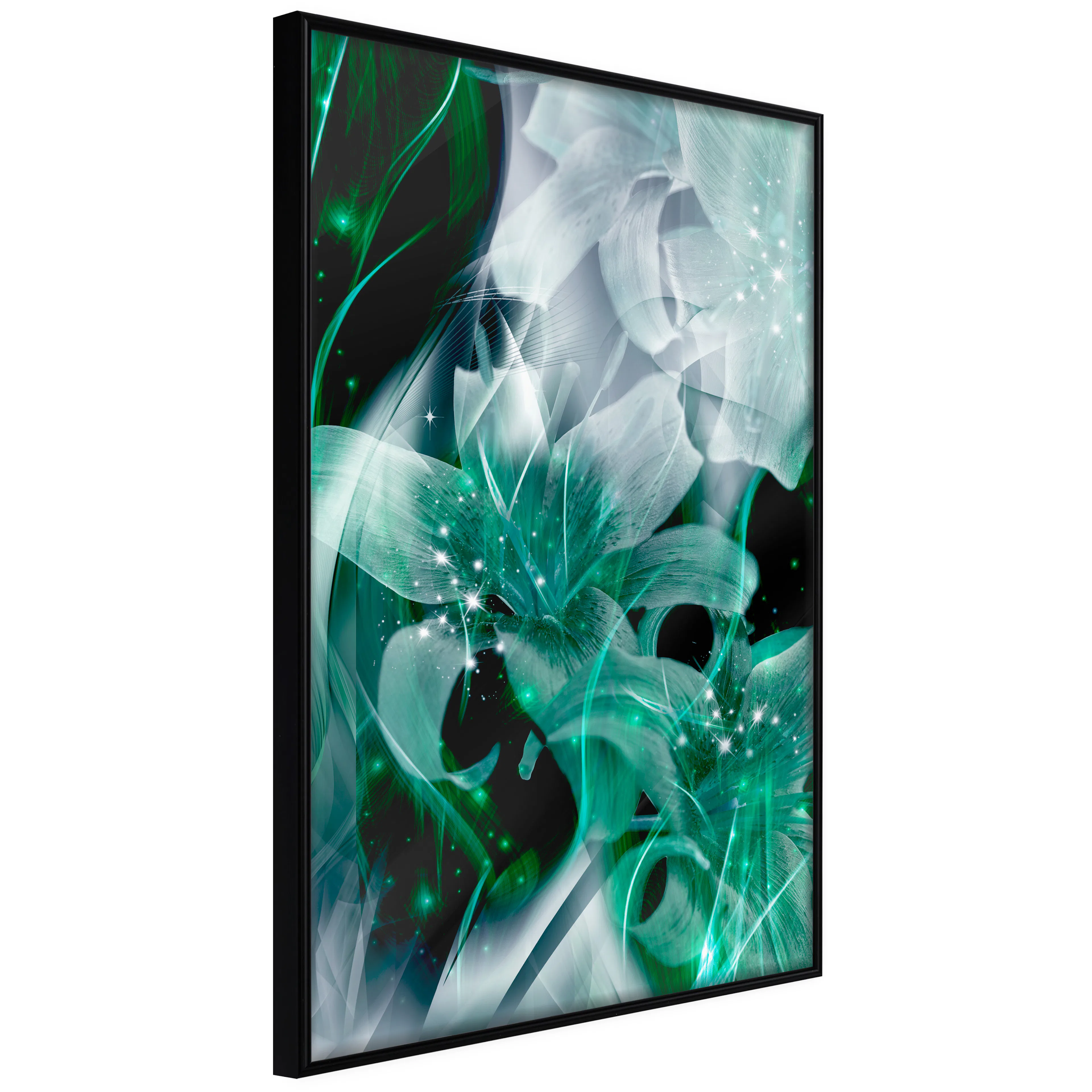 Affisch - Fabulous Lilies [Poster] 40x60 Svart ram, 40x60 cm