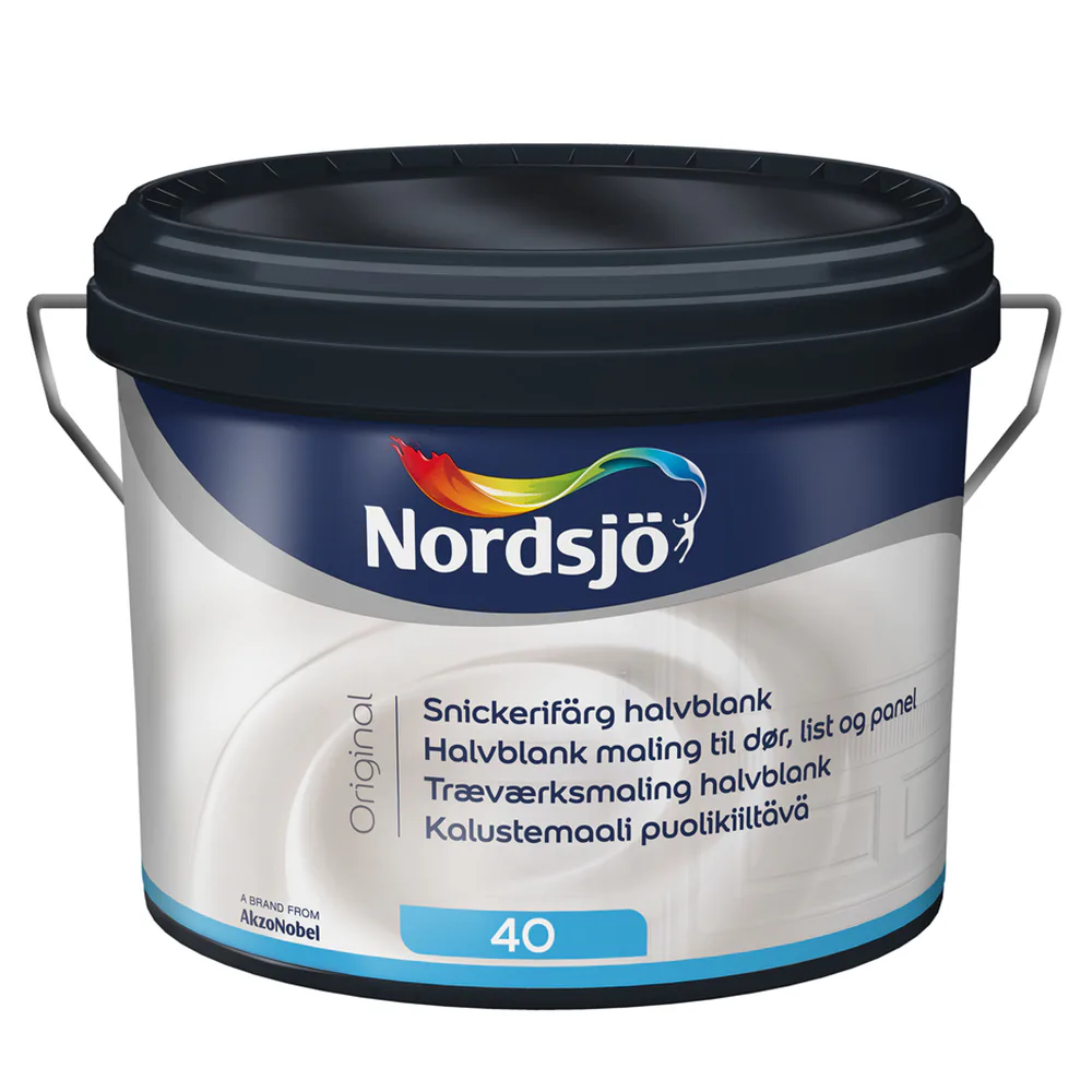 NORDSJÖ ORIGINAL SNICKERI HALVBLANK BW 2,5 Volym: 2,5 L, Vit
