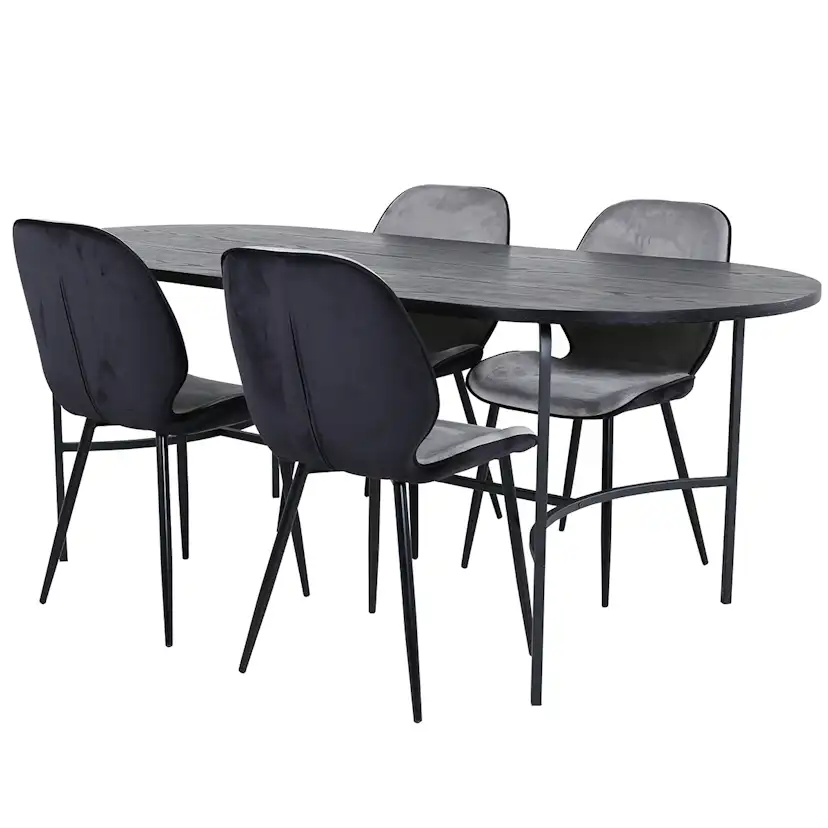 Matgrupp Venture Home San Francisco matbord och Elisa matstol