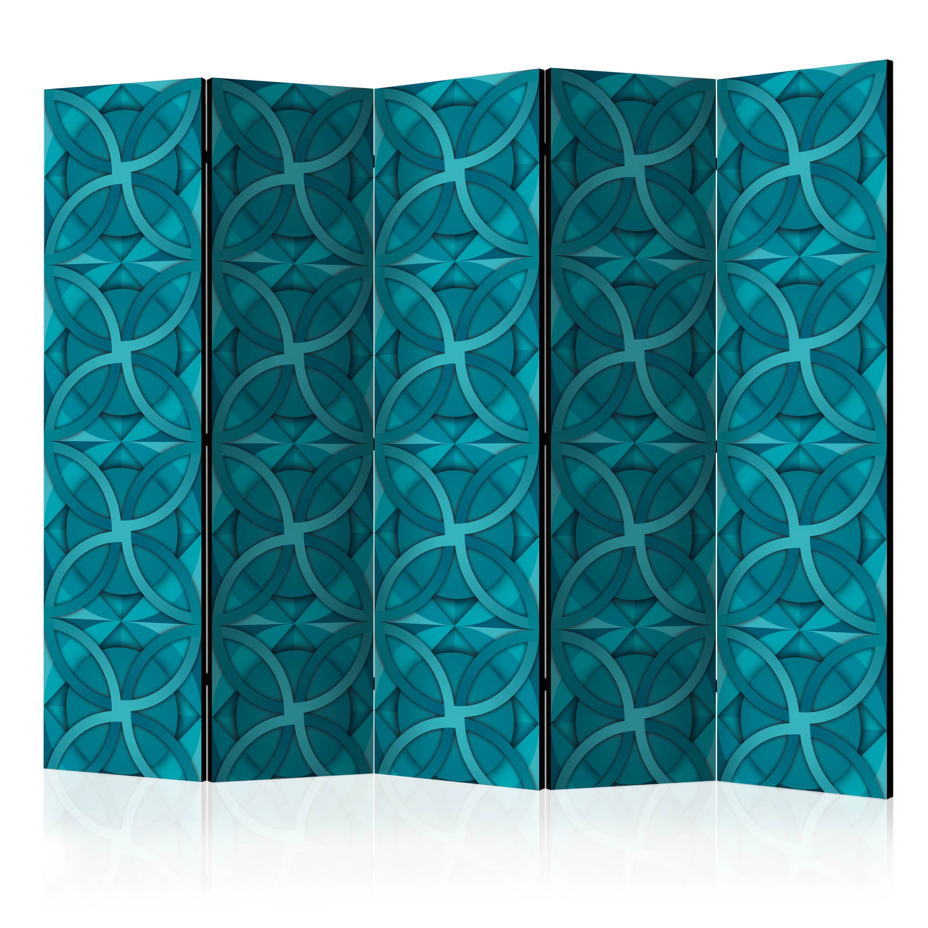 Rumsavdelare Arkiio Geometric Turquoise II 225x172 cm
