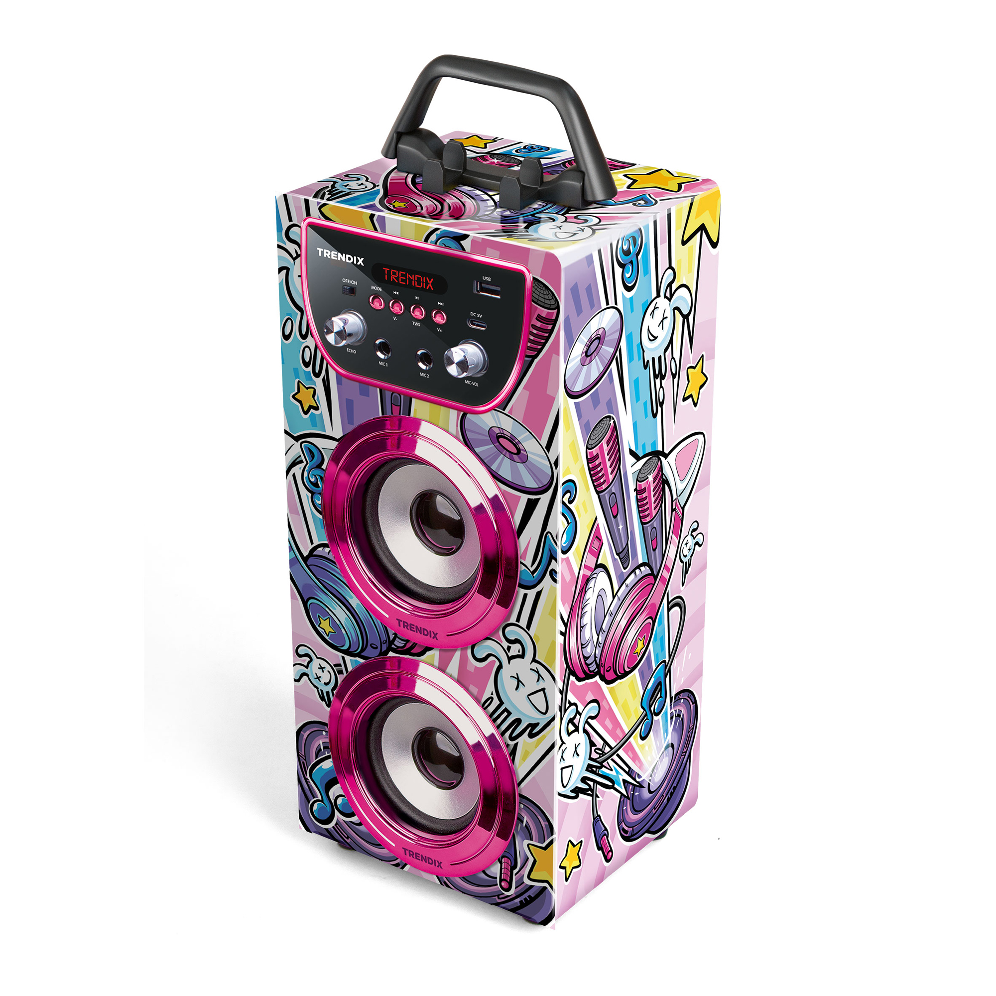 Karaokemaskin Trendix Party Edition Med 2 Mikrofoner