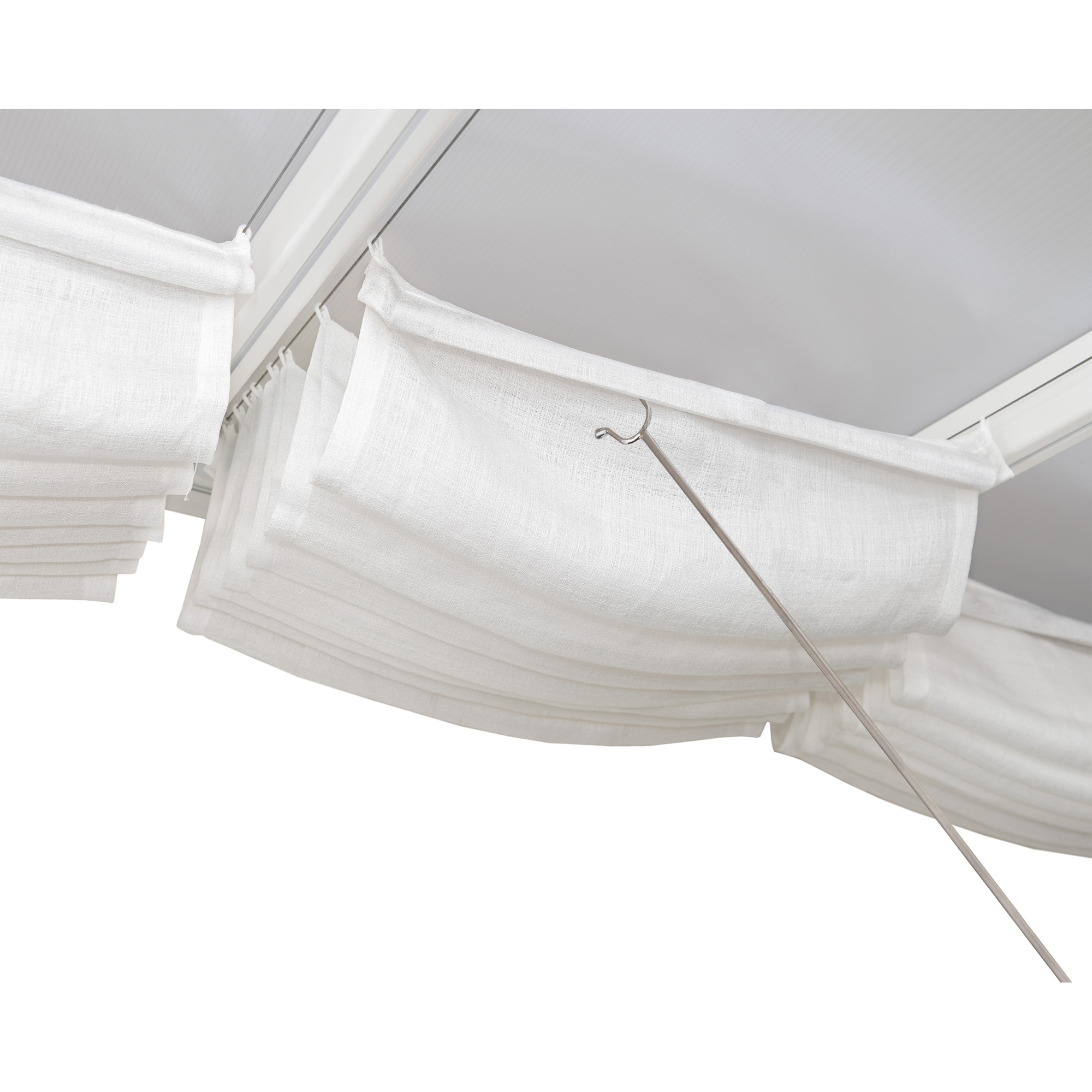 Persienn Canopia by Palram Skuggkit Vit Till Pergola 3 x 8,6 m