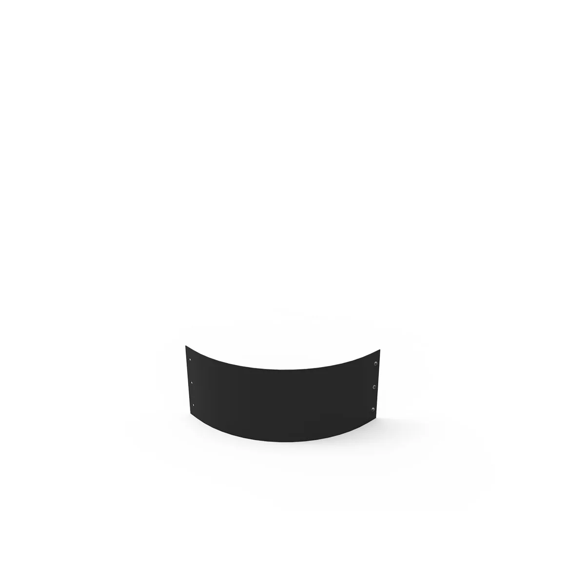 Planteringskant Flexigarden Svart 180 mm Kvartsbåge