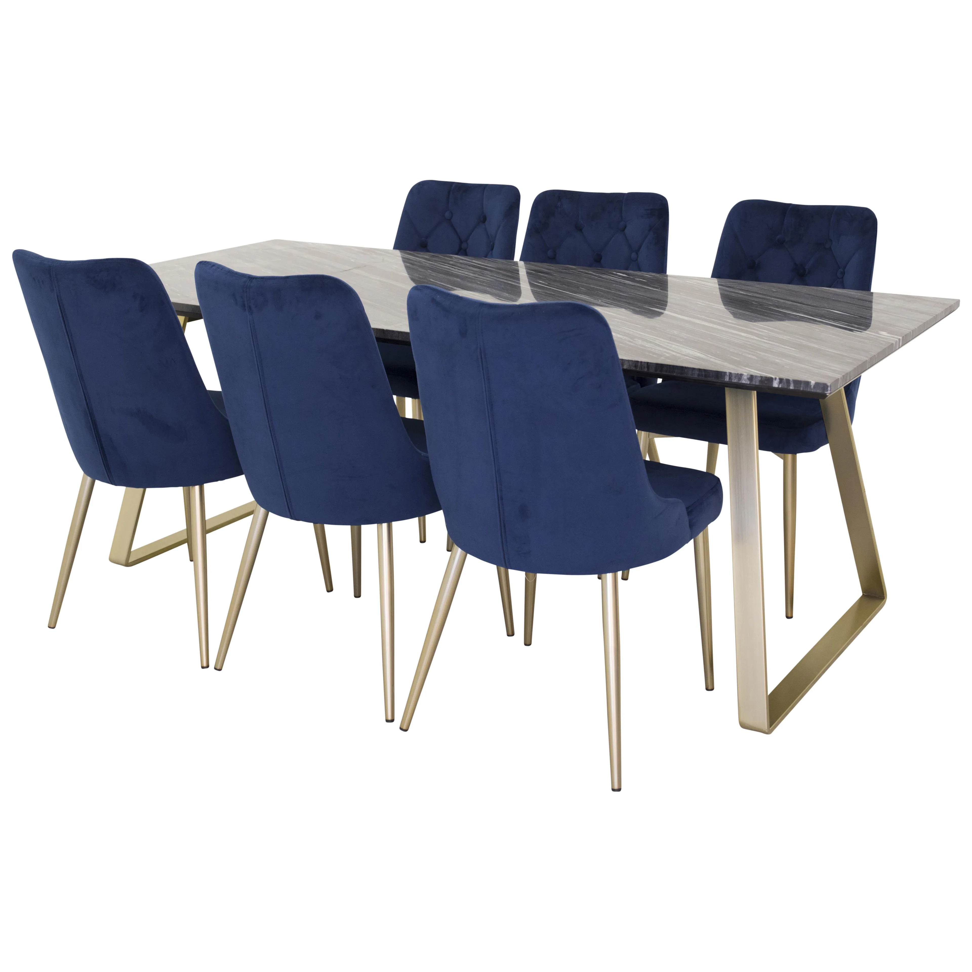 Svart/Mässing/Blå/Mässing