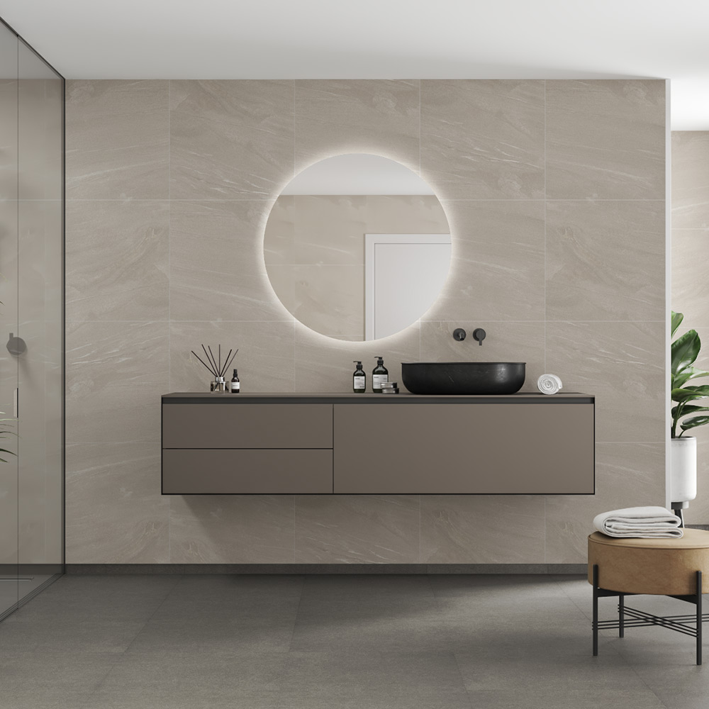 Våtrumsskiva Fibo 4008-M6060 Beige Stone 10x620x2400 mm