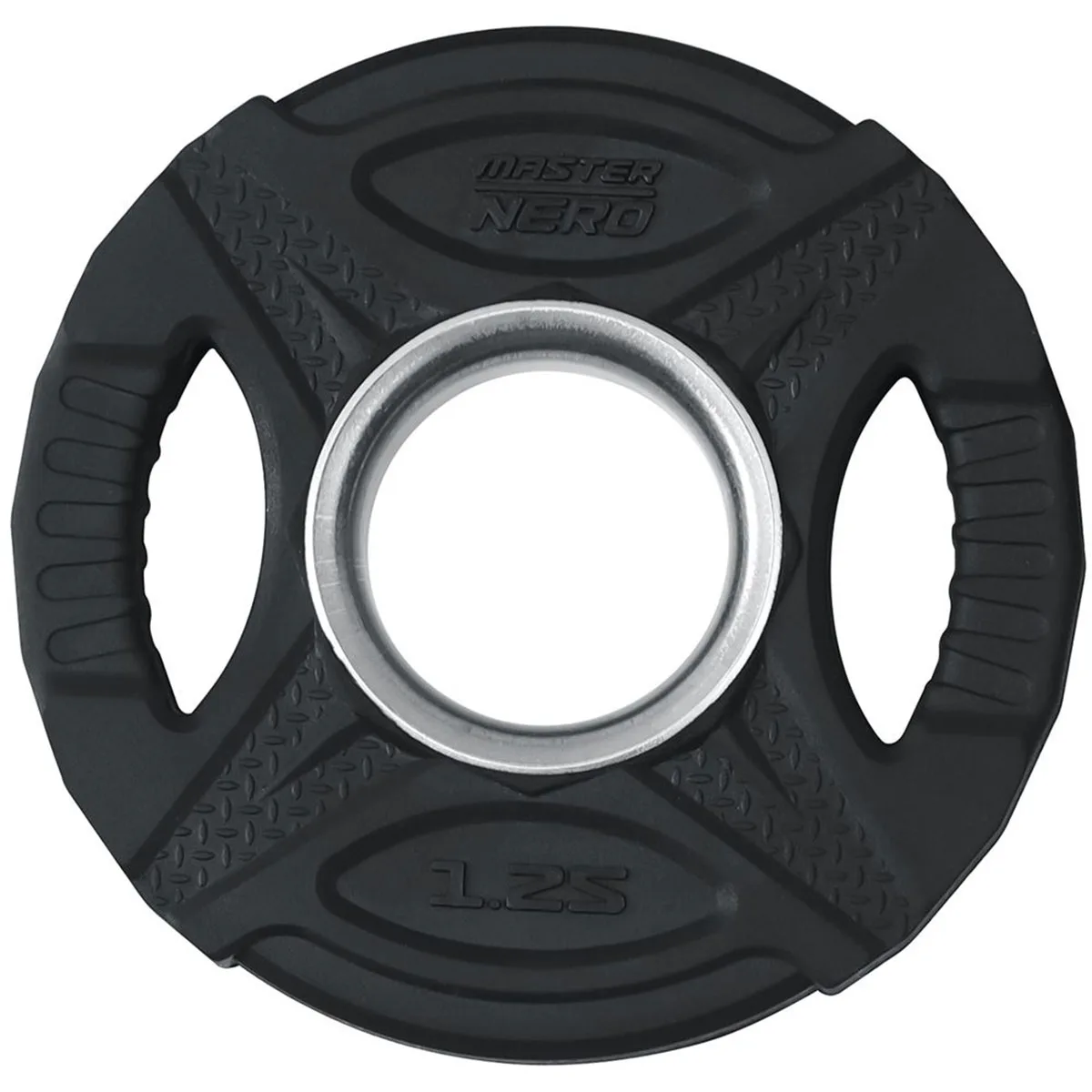 Viktskiva Master Fitness Nero Rubber