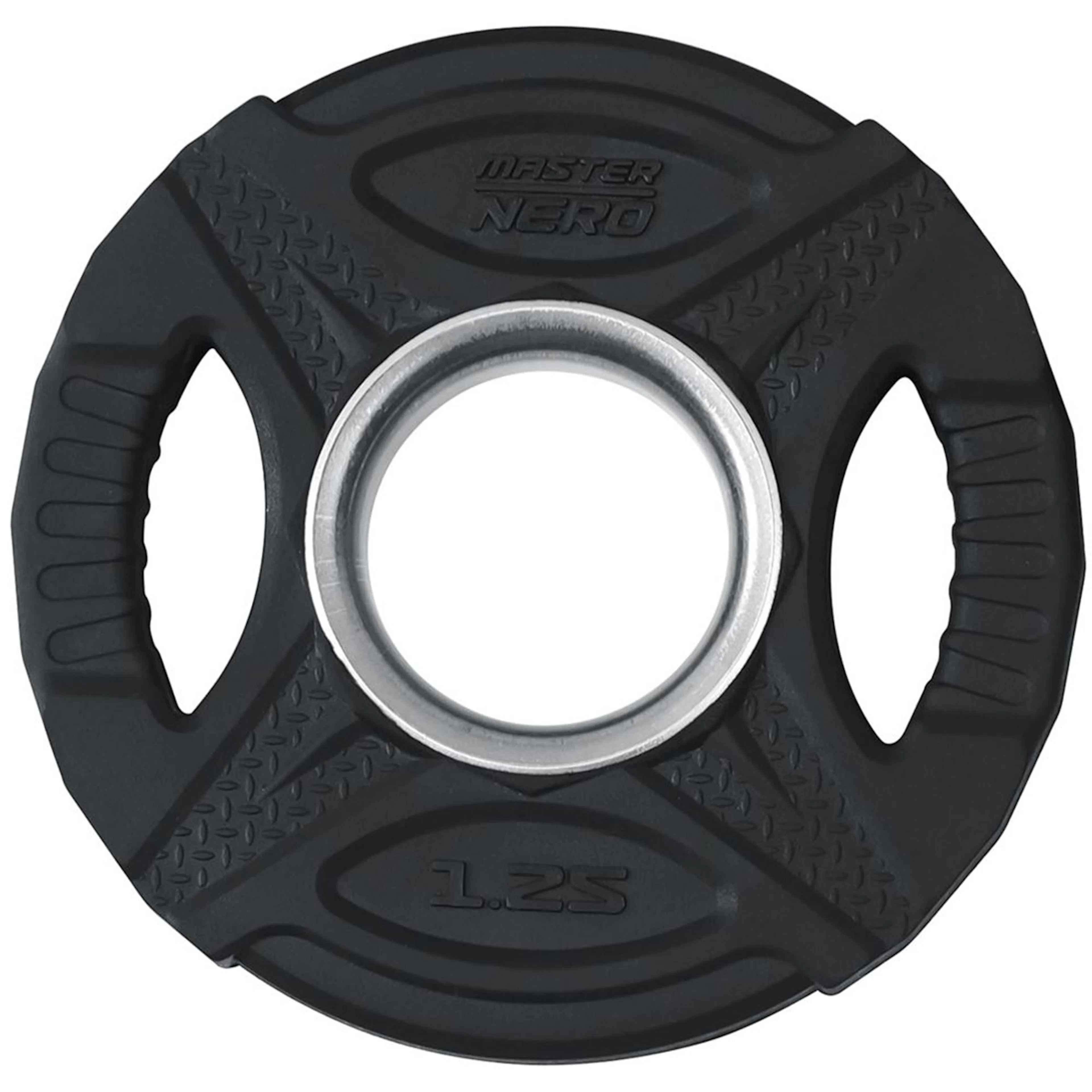 Viktskiva Master Fitness Nero Rubber