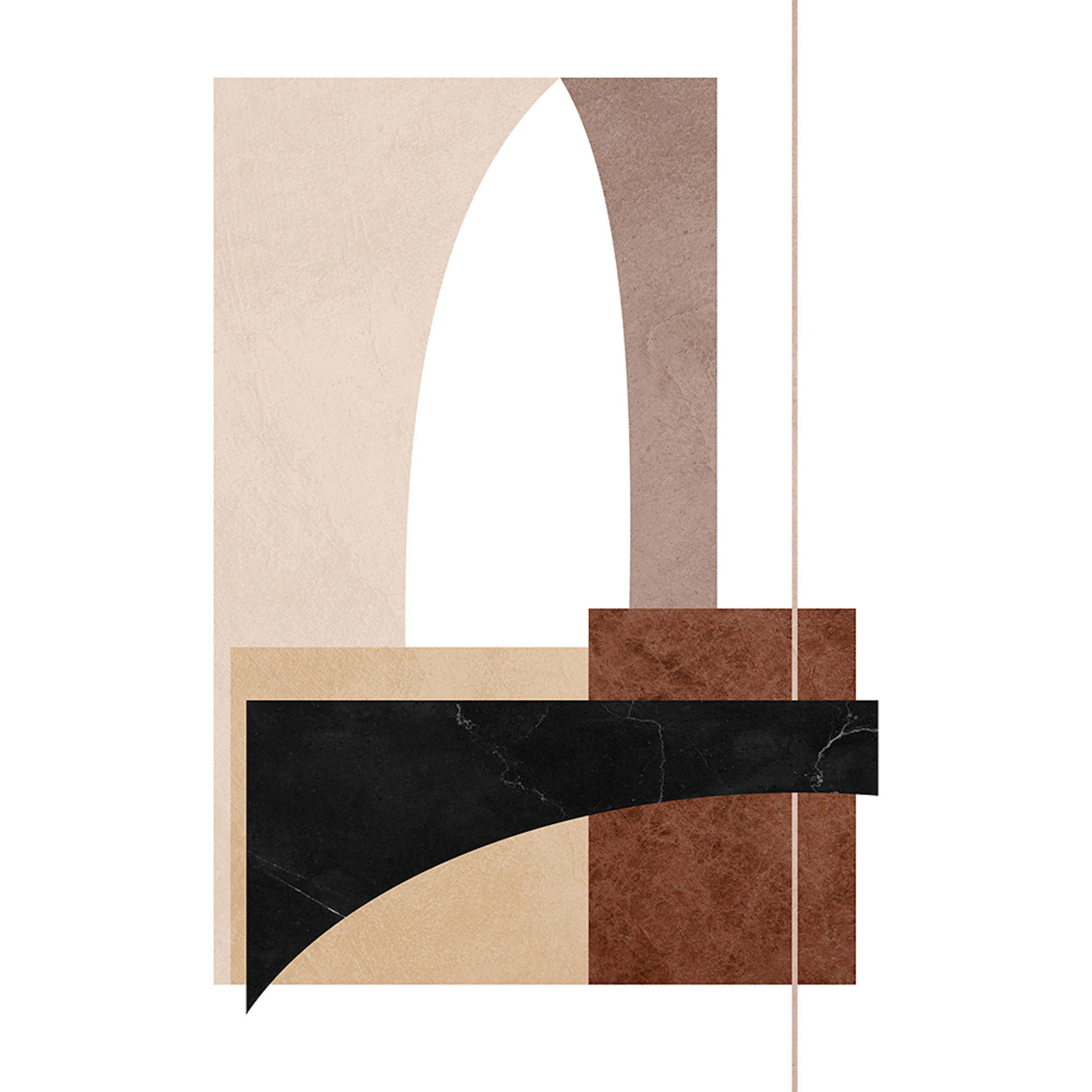 Posters Venture Home Materials Vit/beige