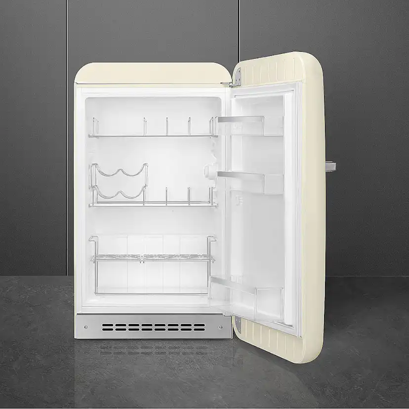 Smeg FAB10HRCR6 fristående kylskåp Creme, Vänsterhängd