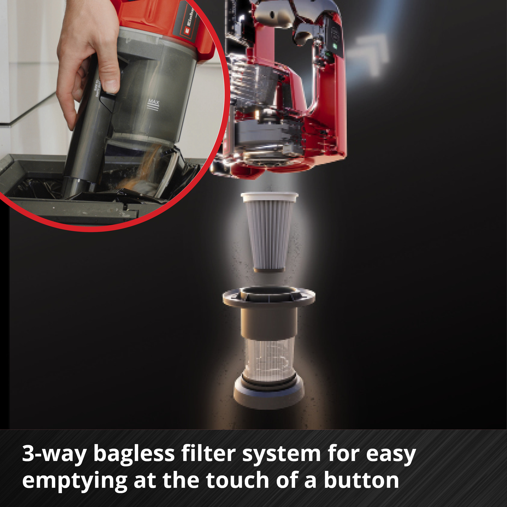 Dammsugare Einhell TE-SV 18V Sladdlös Utan Batteri & Laddare