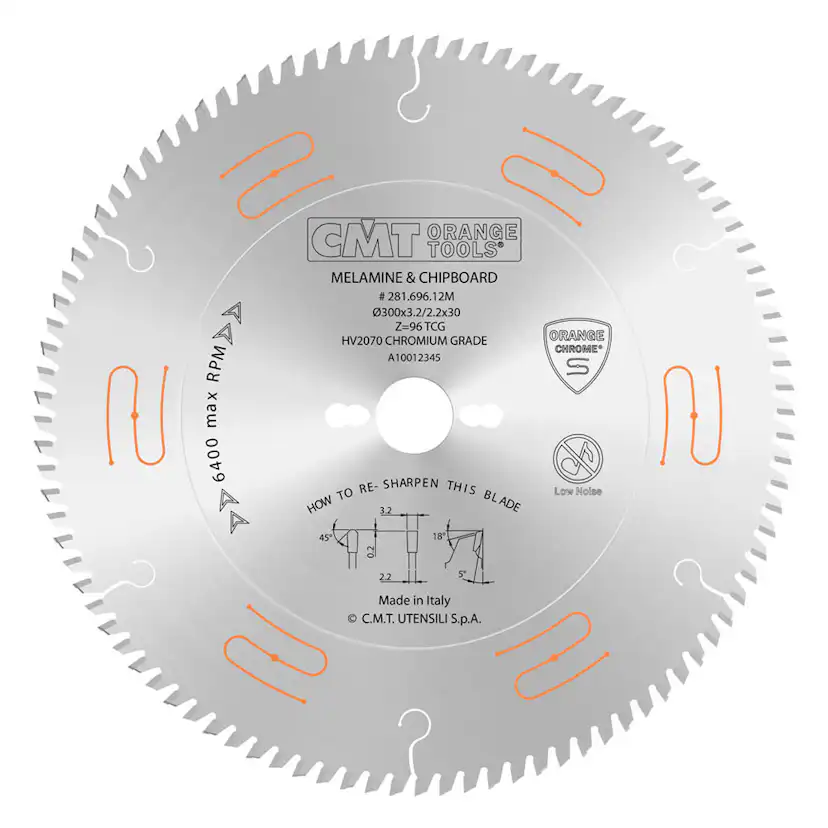 Formatsågklinga CMT Orange Tools TF Chrom