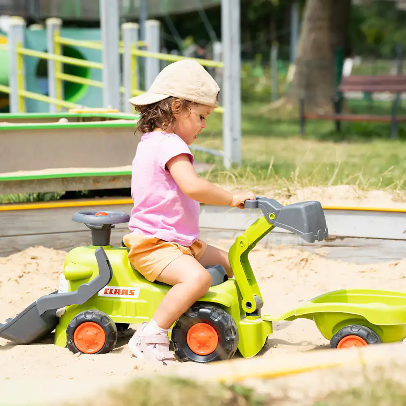 Traktor Falk Claas Vintage Med Ratt, Tuta & Tillbehör