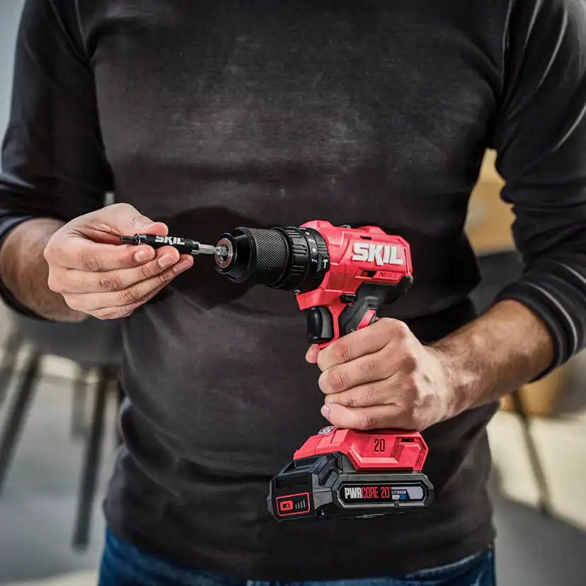 Slagborr/Skruvdragare SKIL 3021 AA Batteridriven Kolborstfri