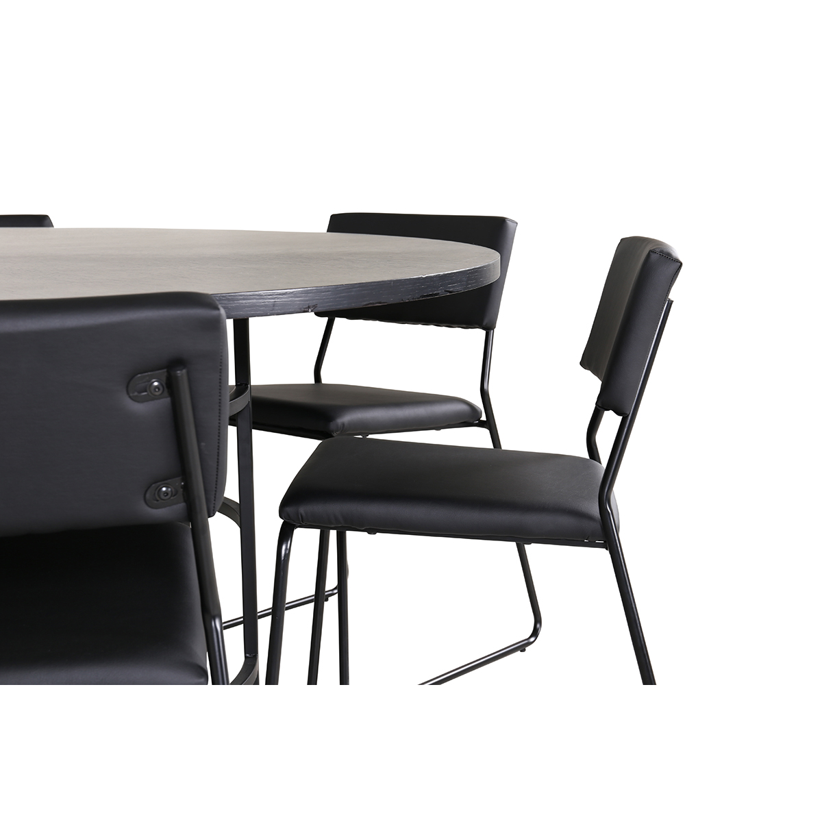 Matgrupp Venture Home Wien med 6 Kungshamn Stolar Konstläder