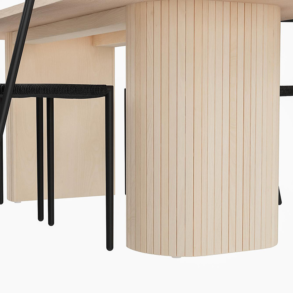 Matgrupp In Living Kopparbo med 4 st Winston stolar