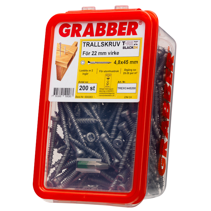 Trallskruv Grabber T-Rex C4