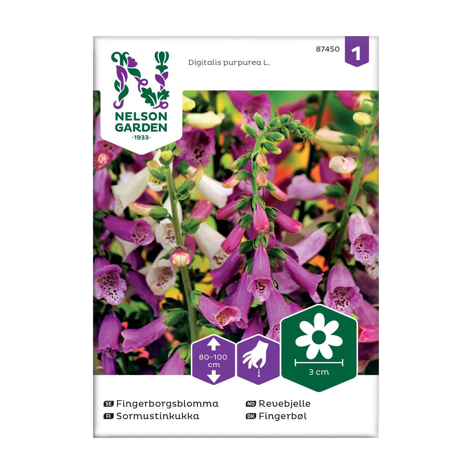 Frö Fingerborgsblomma Nelson Garden Mix