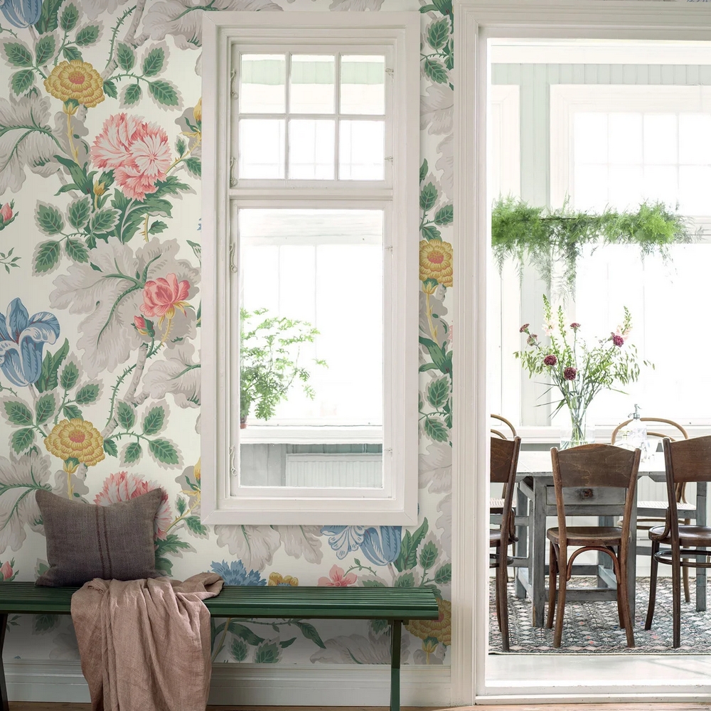 Tapet Boråstapeter Carnation Garden Mural 7236