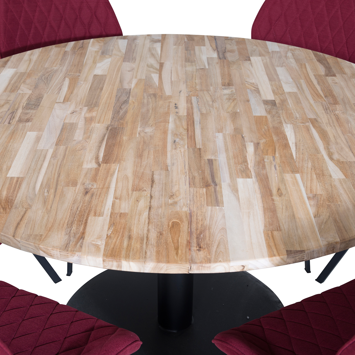 Matgrupp Venture Home Cirebon Rund med 6 Gemma Stolar