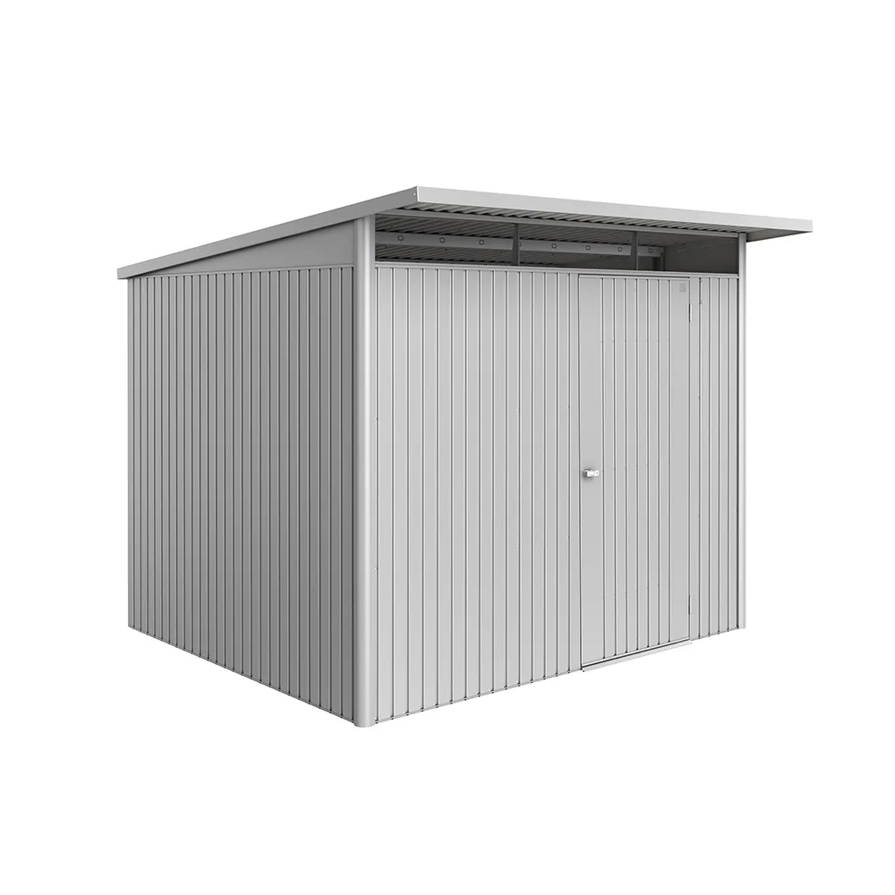 Redskapsbod Biohort Avantgarde Eco A6 Metallic Silver Standarddörr