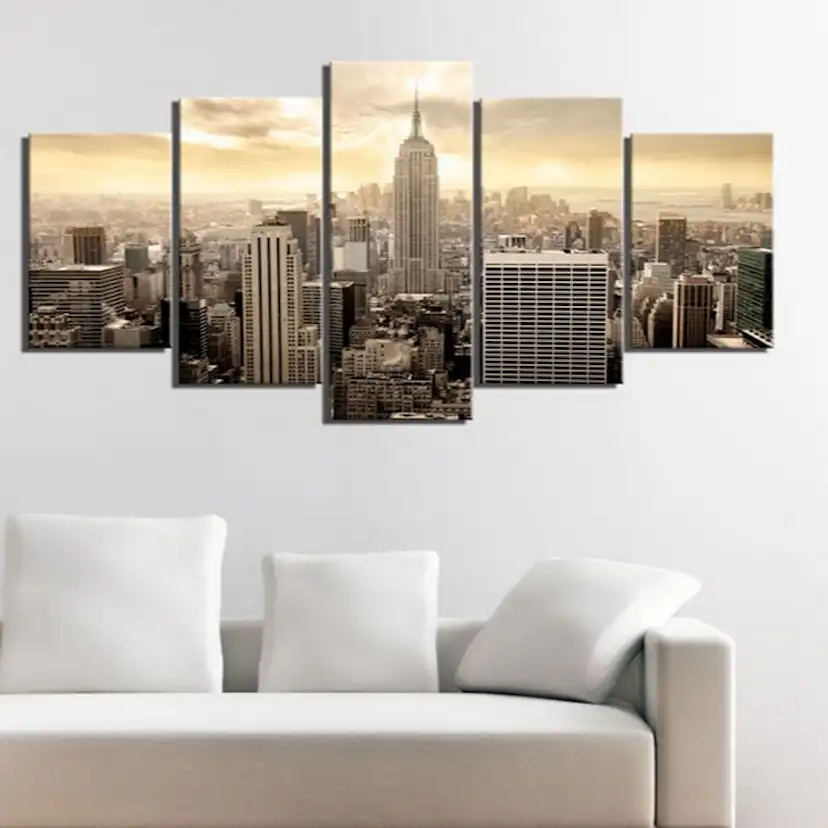 Tavla Arkiio New York And Sunrise