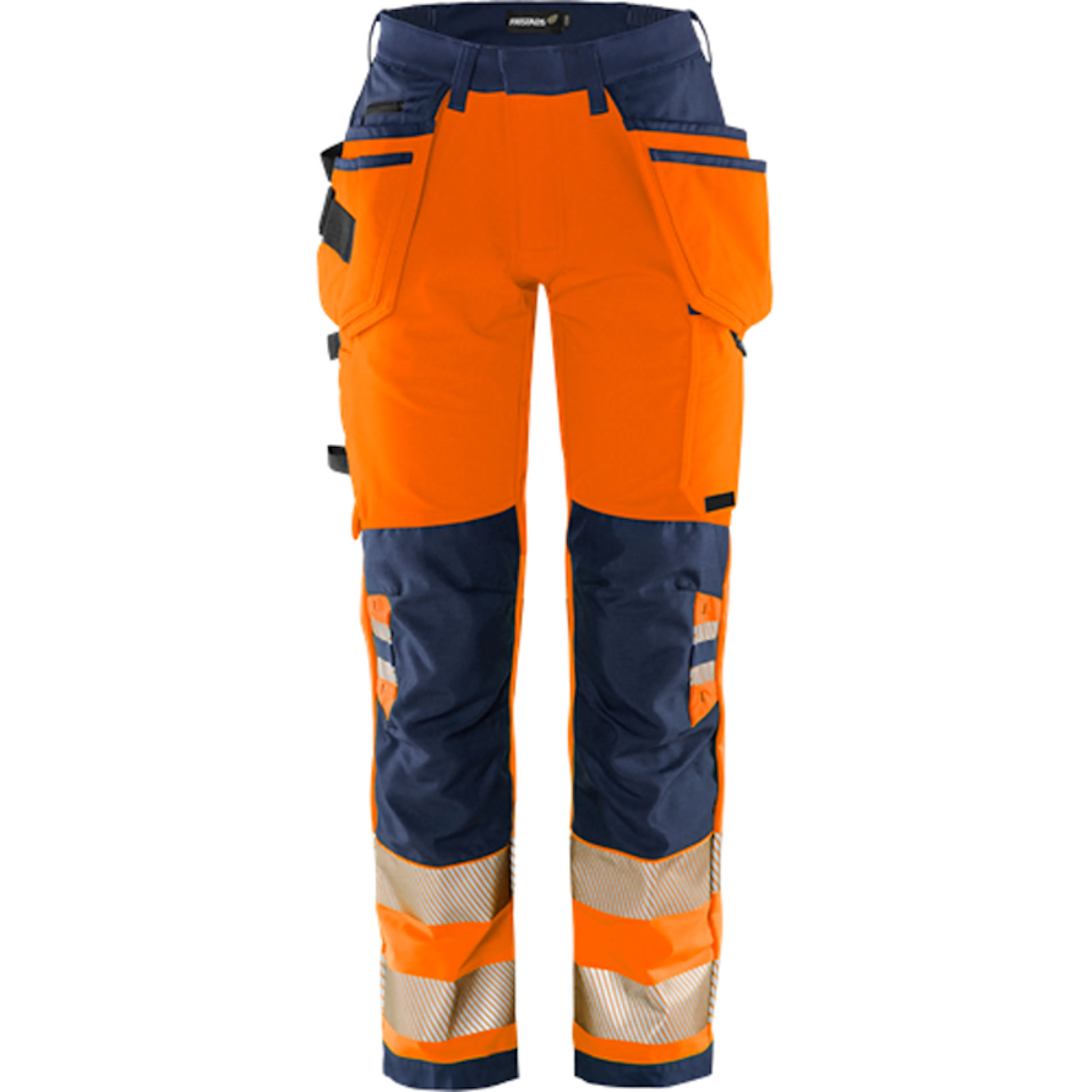 Varselorange/Marinblå